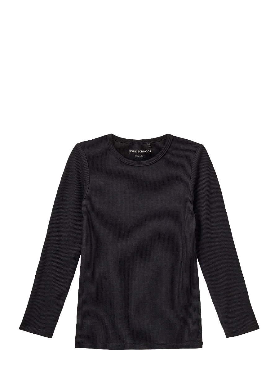 Sofie Schnoor Baby and Kids - PETRICIASK T-SHIRT LONG SLEEVE - pikkade varrukatega t-särgid - black - 0