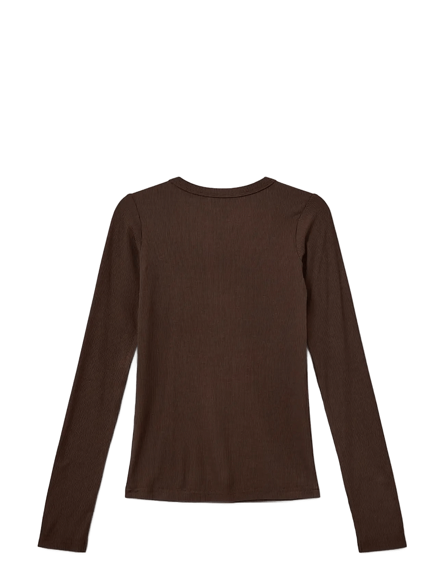 Sofie Schnoor Baby and Kids - PETRICIASK T-SHIRT LONG SLEEVE - langärmelig - brown fudge - 1