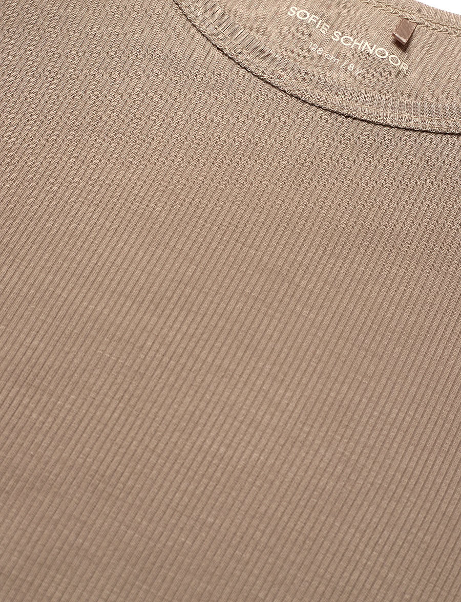 Sofie Schnoor Baby and Kids - PETRICIASK T-SHIRT LONG SLEEVE - langærmede t-shirts - dark sand - 2