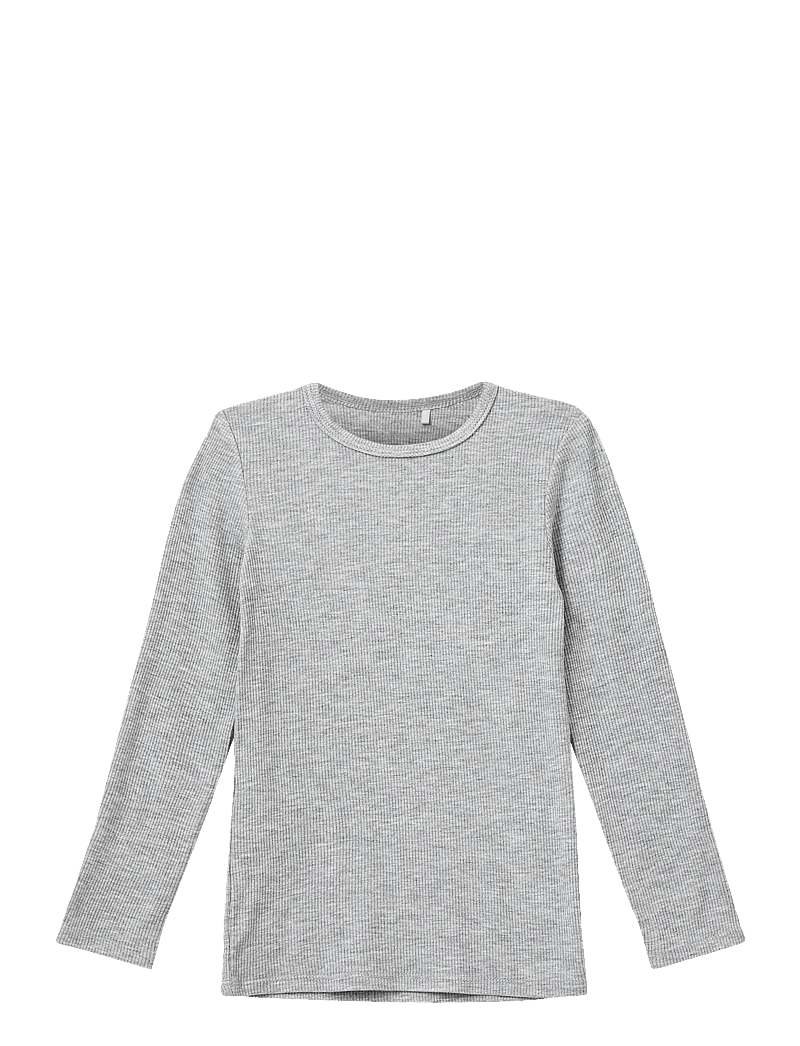 Sofie Schnoor Baby and Kids - PETRICIASK T-SHIRT LONG SLEEVE - långärmade t-shirts - grey mel - 0