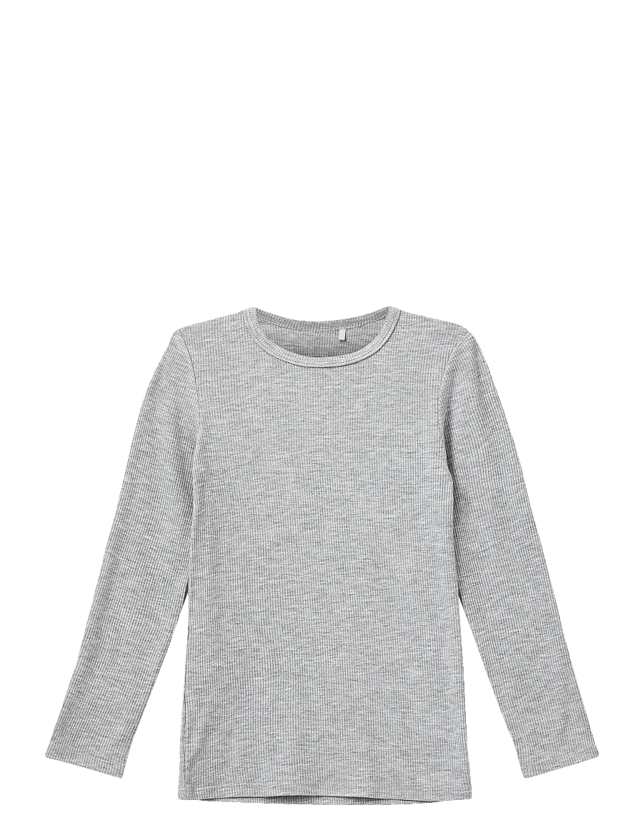 Sofie Schnoor Baby and Kids - PETRICIASK T-SHIRT LONG SLEEVE - pikkade varrukatega t-särgid - grey mel - 0