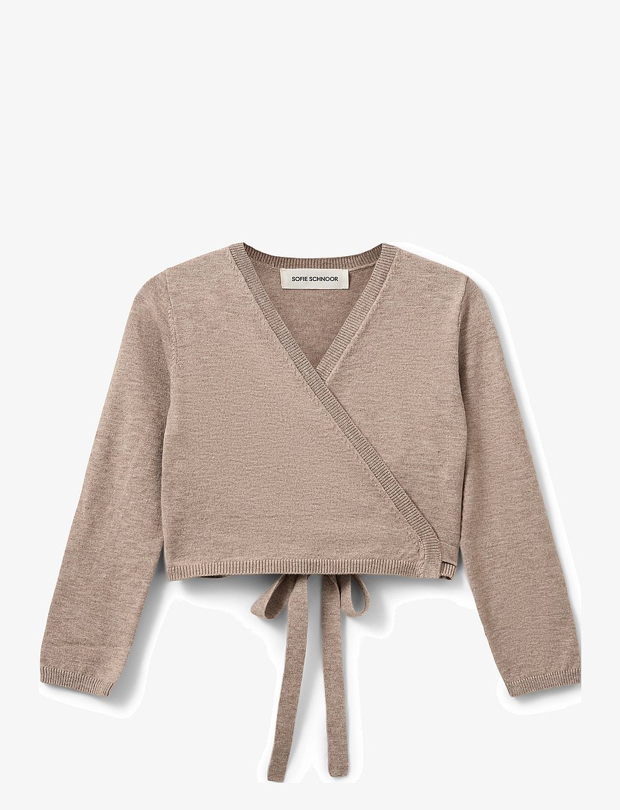 Sofie Schnoor Baby and Kids - GRACYSK CARDIGAN - cardigans - brown melange - 0
