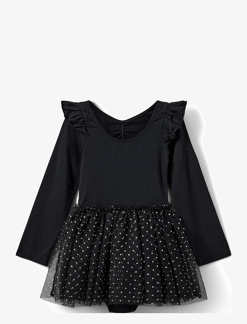 Sofie Schnoor Baby and Kids - ESTELLESK GYM SUIT - pikkade varrukatega vabaaja kleidid - black - 1
