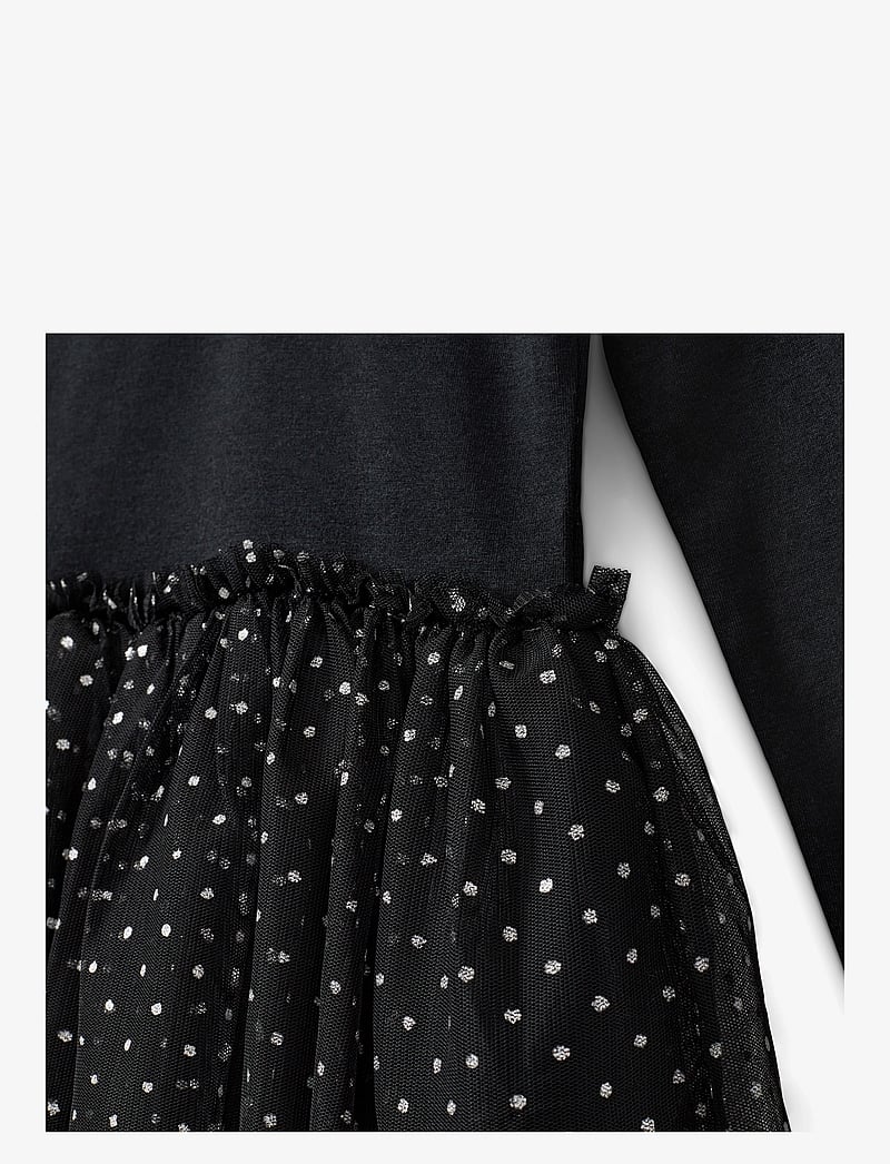 Sofie Schnoor Baby and Kids - ESTELLESK GYM SUIT - pikkade varrukatega vabaaja kleidid - black - 2