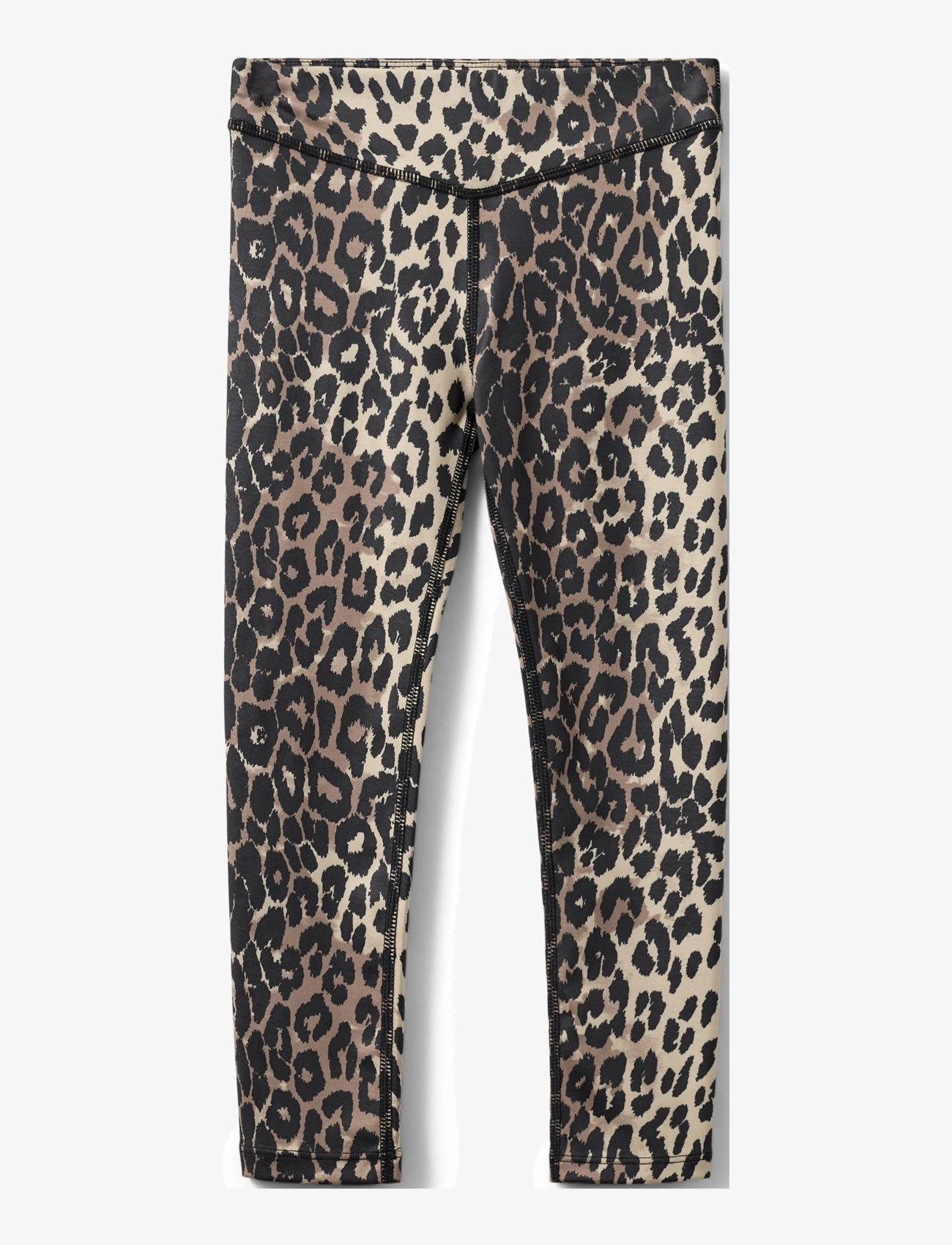 Sofie Schnoor Baby and Kids AVELINASK LEGGINGS - Kläder - LIGHT BROWN LEOPARD / black