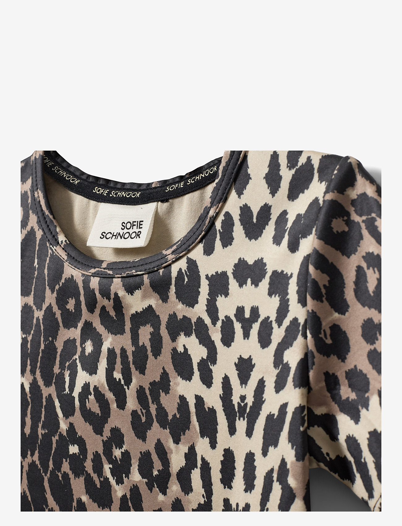 Sofie Schnoor Baby and Kids - ASITASK T-SHIRT - kortärmade t-shirts - light brown leopard - 2