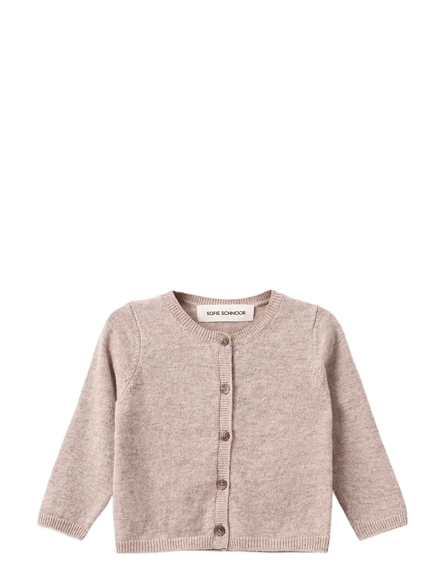 Sofie Schnoor Baby and Kids - CISSESB CARDIGAN - cardigans - brown melange - 0