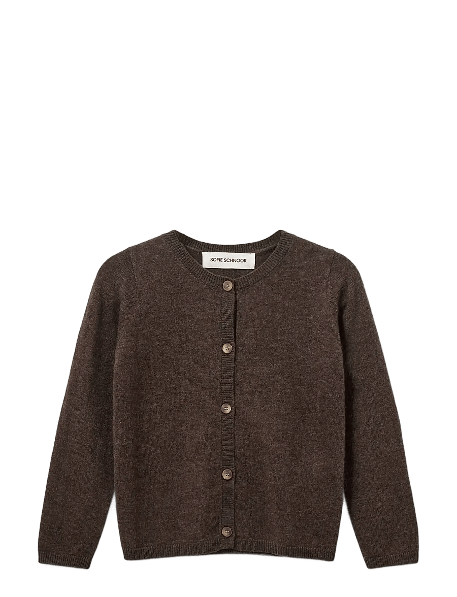 Sofie Schnoor Baby and Kids - CISSESK CARDIGAN - hnepptar peysur - brown fudge - 0