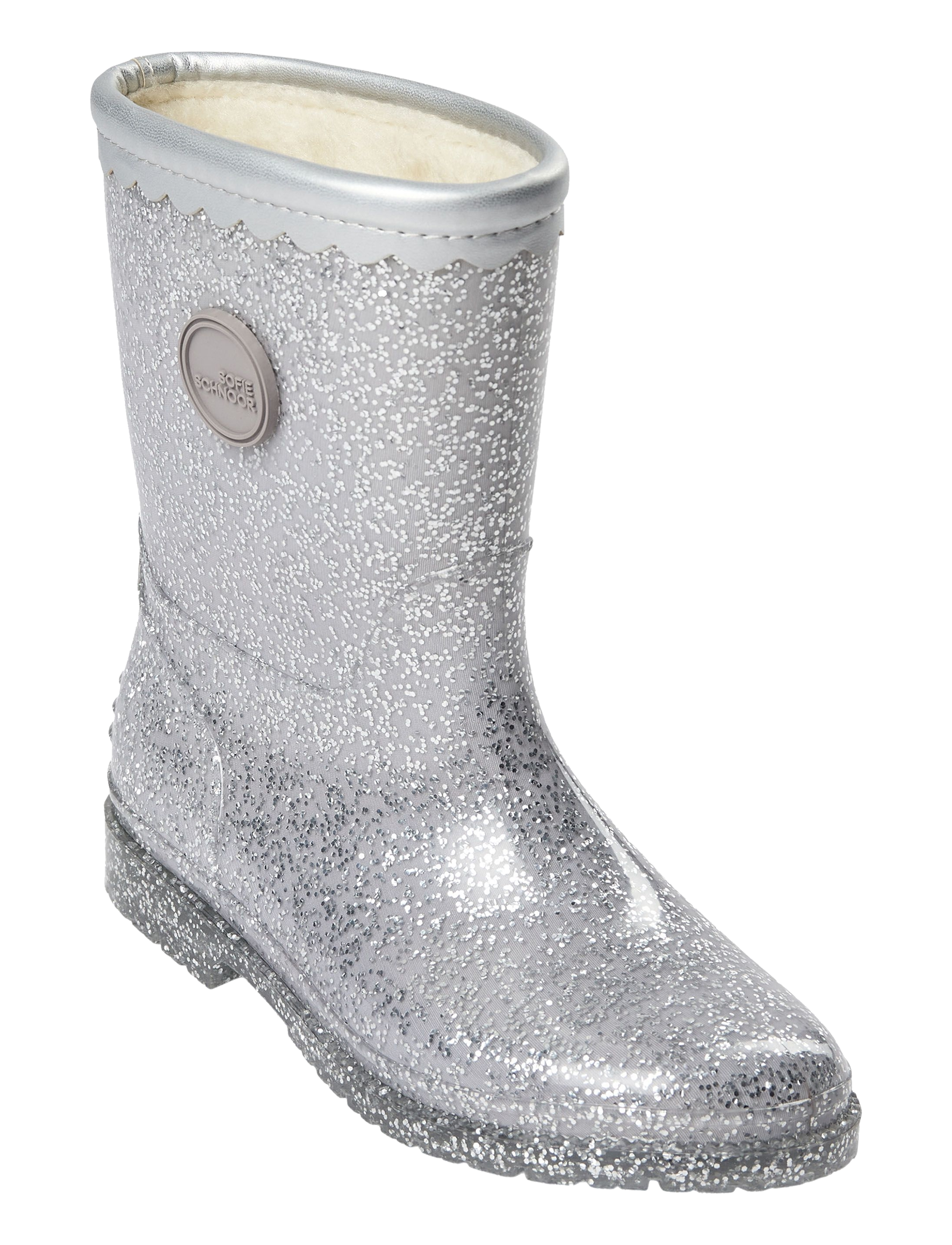 Sofie Schnoor Baby and Kids - Rubber boot w/o lining - silver - 1