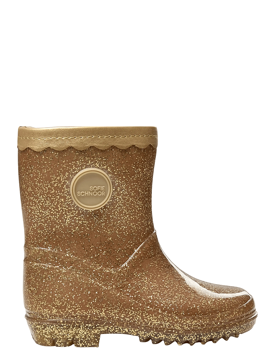 Sofie Schnoor Baby and Kids - PERLASK RUBBER BOOT W: LINING - gefütterte gummistiefel - champagne - 0