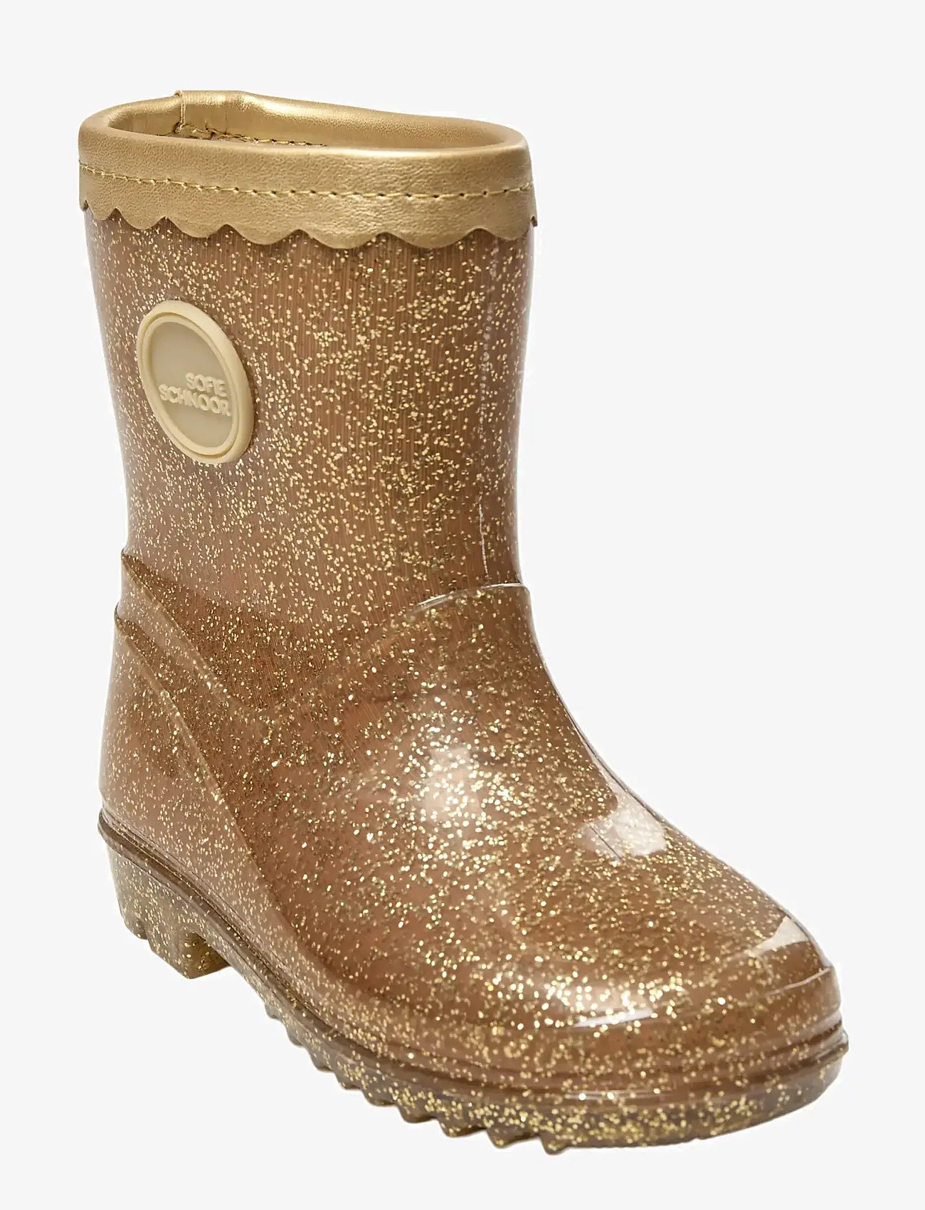 Sofie Schnoor Baby and Kids - PERLASK RUBBER BOOT W: LINING - fodrade gummistövlar - champagne - 1