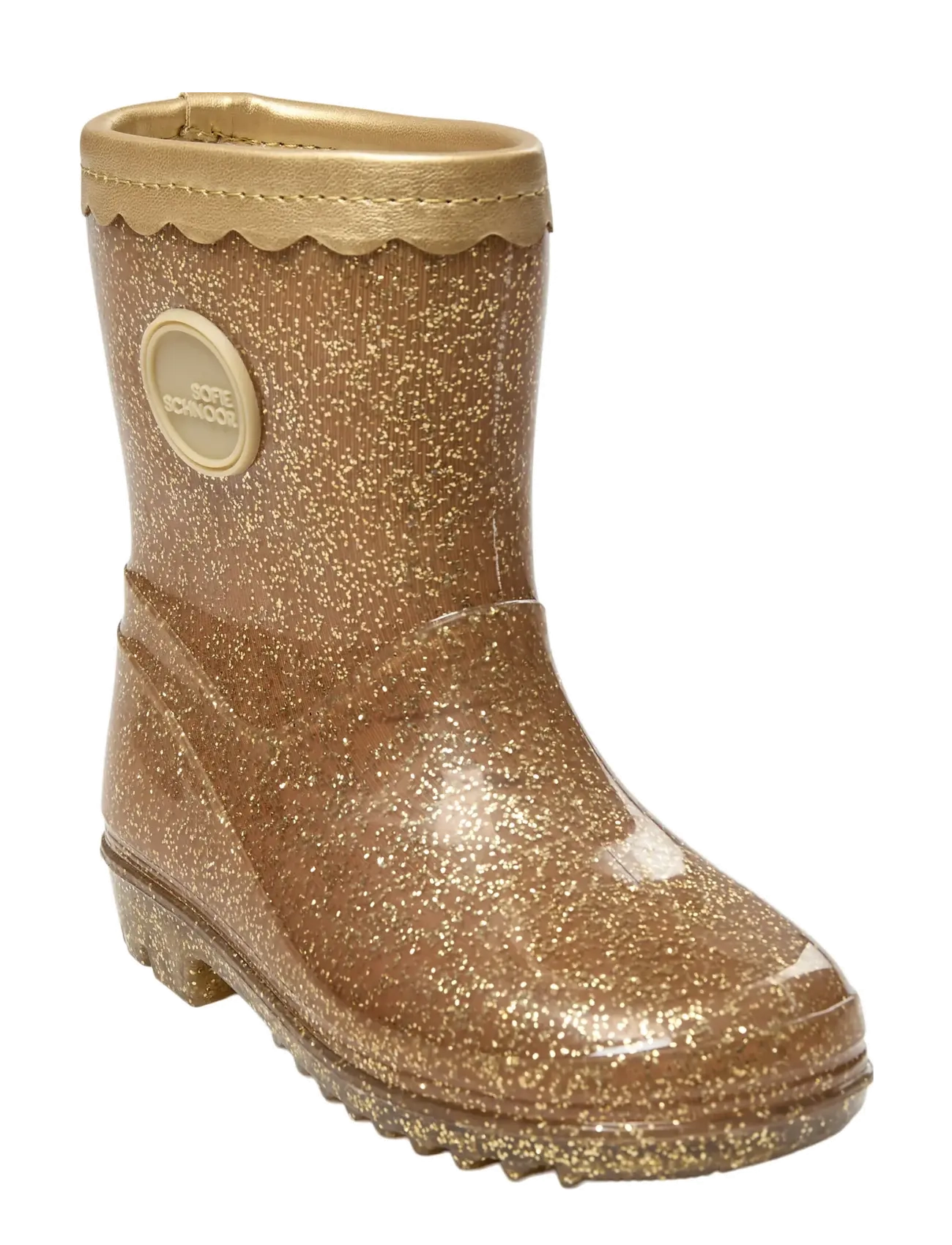 Sofie Schnoor Baby and Kids - PERLASK RUBBER BOOT W: LINING - gefütterte gummistiefel - champagne - 1