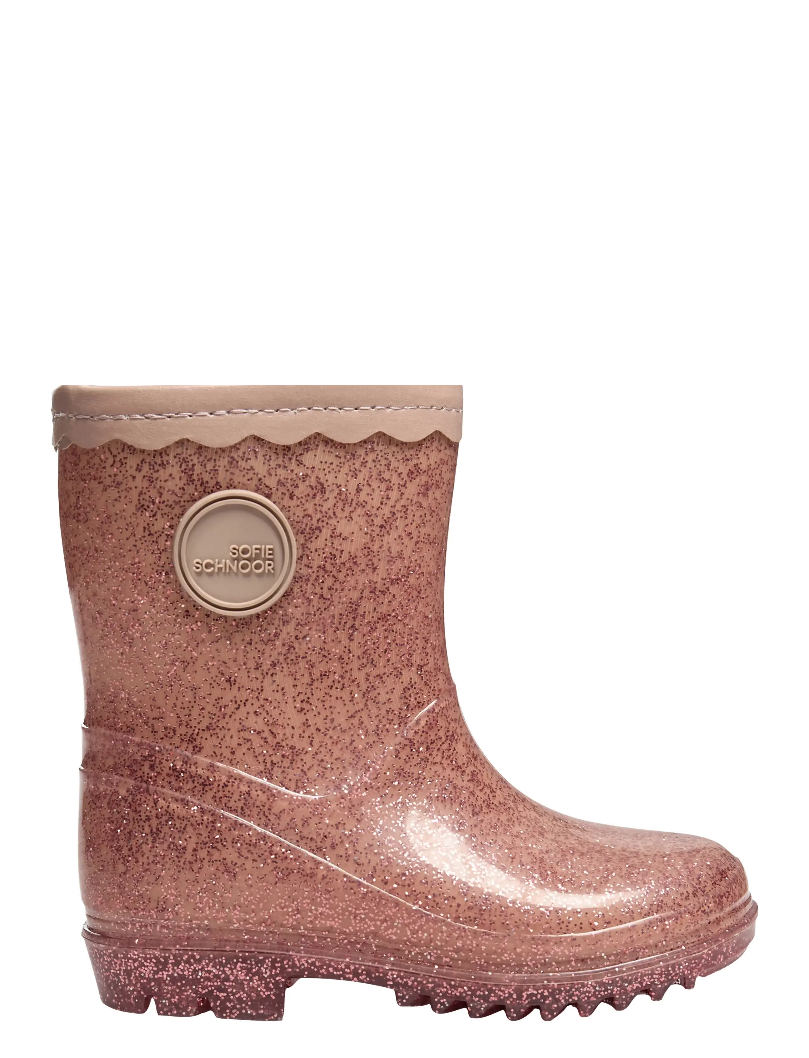 Sofie Schnoor Baby and Kids Perlask Rubber Boot W: Lining, 24, Rubberboots, Rosa - High Kinder