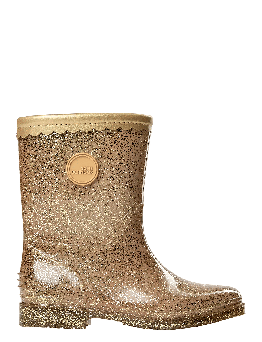 Sofie Schnoor Baby and Kids - NILLESK RUBBER BOOT W. LINING - gefütterte gummistiefel - champagne - 0