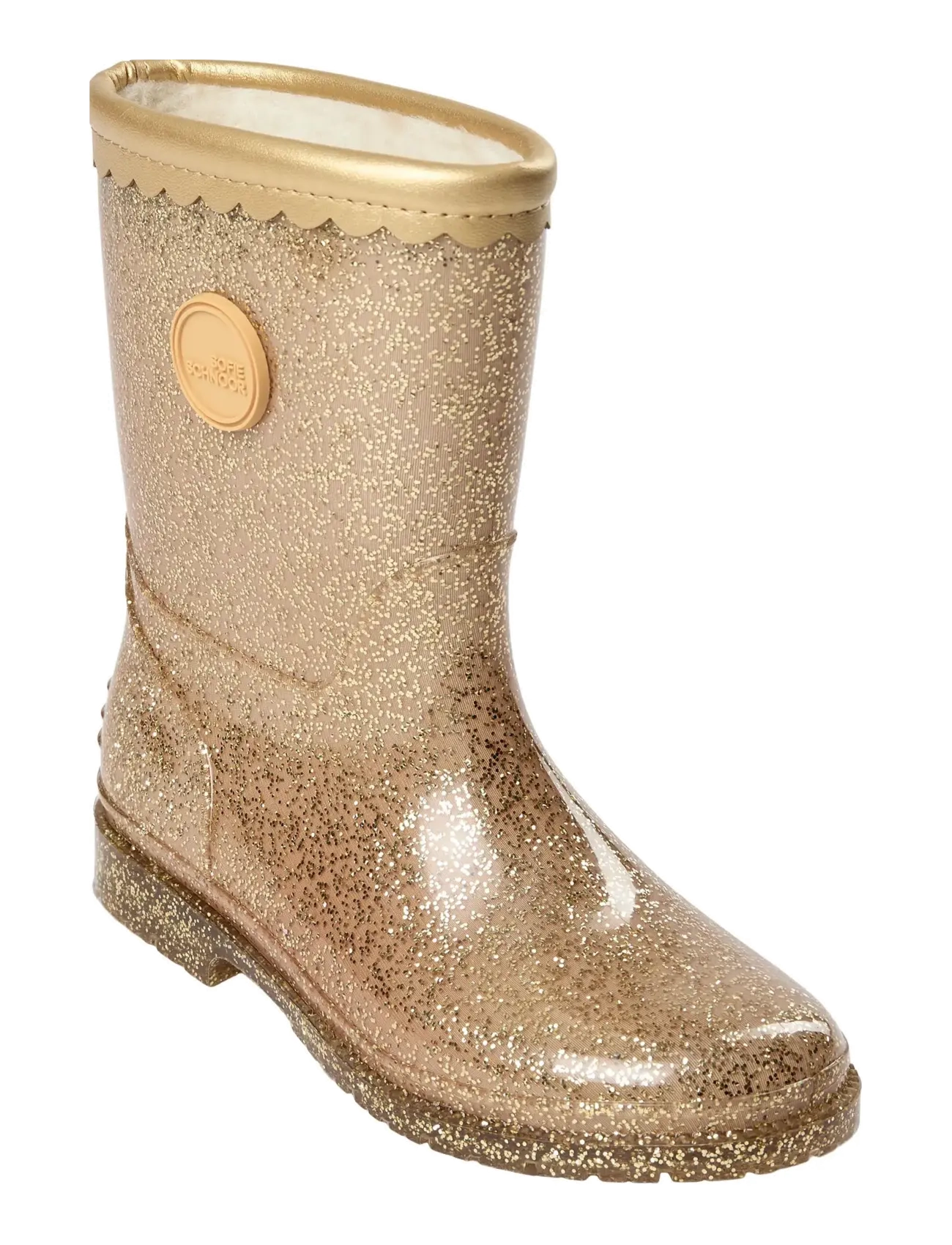 Sofie Schnoor Baby and Kids - NILLESK RUBBER BOOT W. LINING - gefütterte gummistiefel - champagne - 1