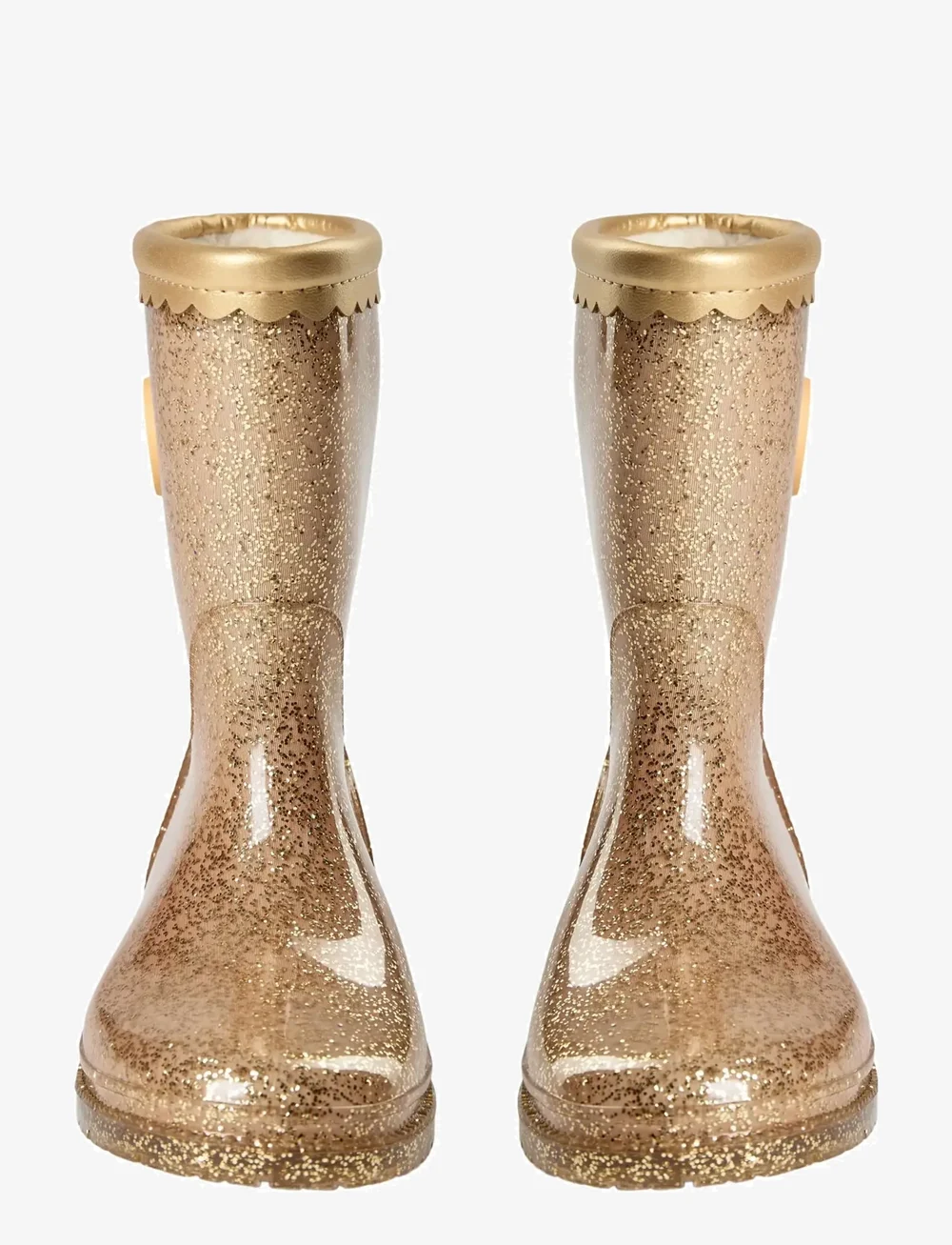 Sofie Schnoor Baby and Kids - NILLESK RUBBER BOOT W. LINING - gummistøvler med for - champagne - 2