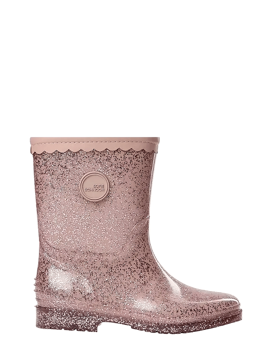 Sofie Schnoor Baby and Kids - NILLESK RUBBER BOOT W. LINING - gumijas zābaki ar silto oderi - rose - 1