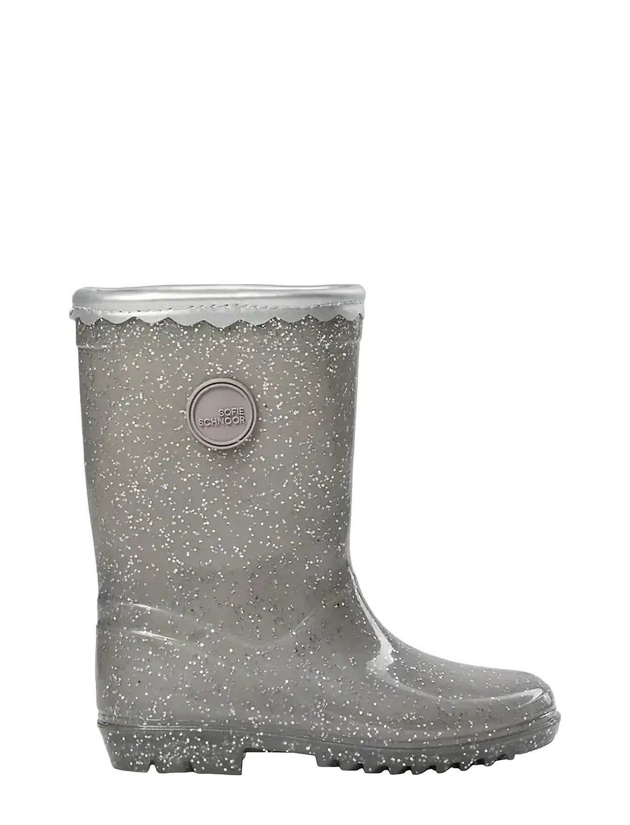 Sofie Schnoor Baby and Kids - NILLESK RUBBER BOOT W. LINING - lined rubberboots - silver - 1