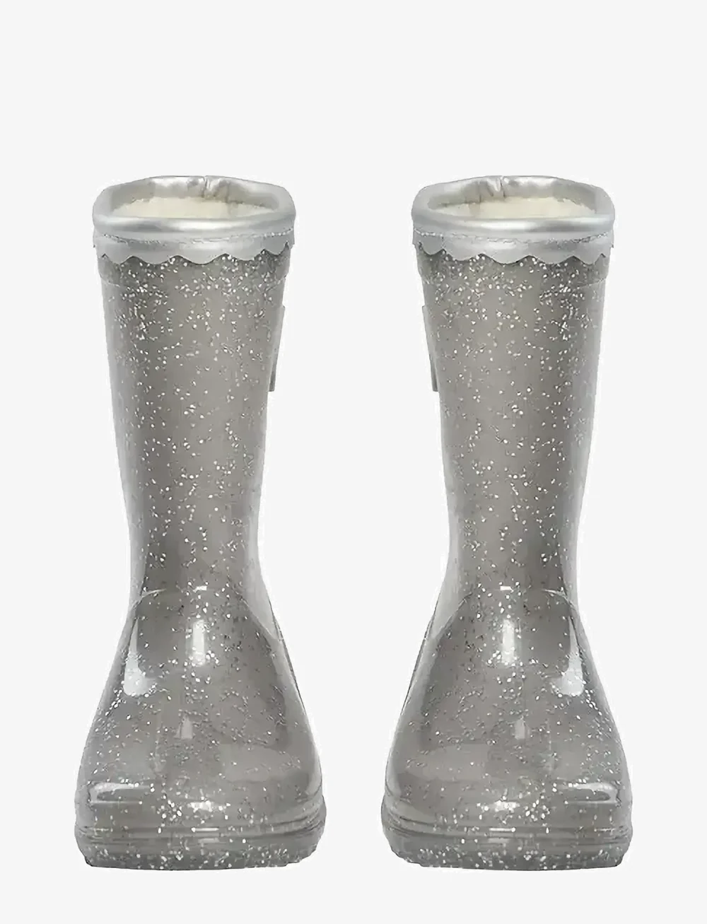 Sofie Schnoor Baby and Kids - NILLESK RUBBER BOOT W. LINING - gummistøvler med for - silver - 2