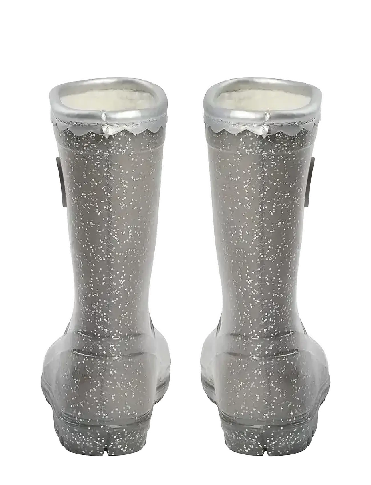 Sofie Schnoor Baby and Kids - NILLESK RUBBER BOOT W. LINING - lined rubberboots - silver - 3