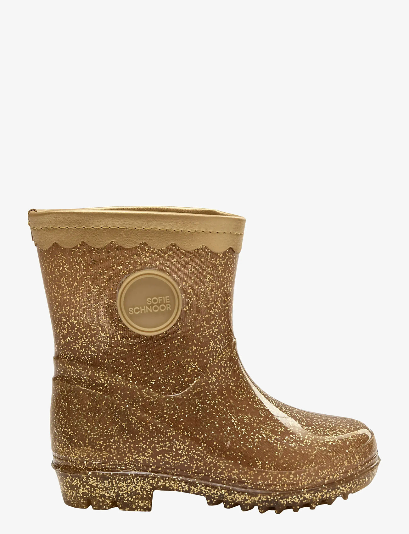 Sofie Schnoor Baby and Kids - PERLASK RUBBER BOOT W/O. LINING - gummistøvler uden for - champagne - 0