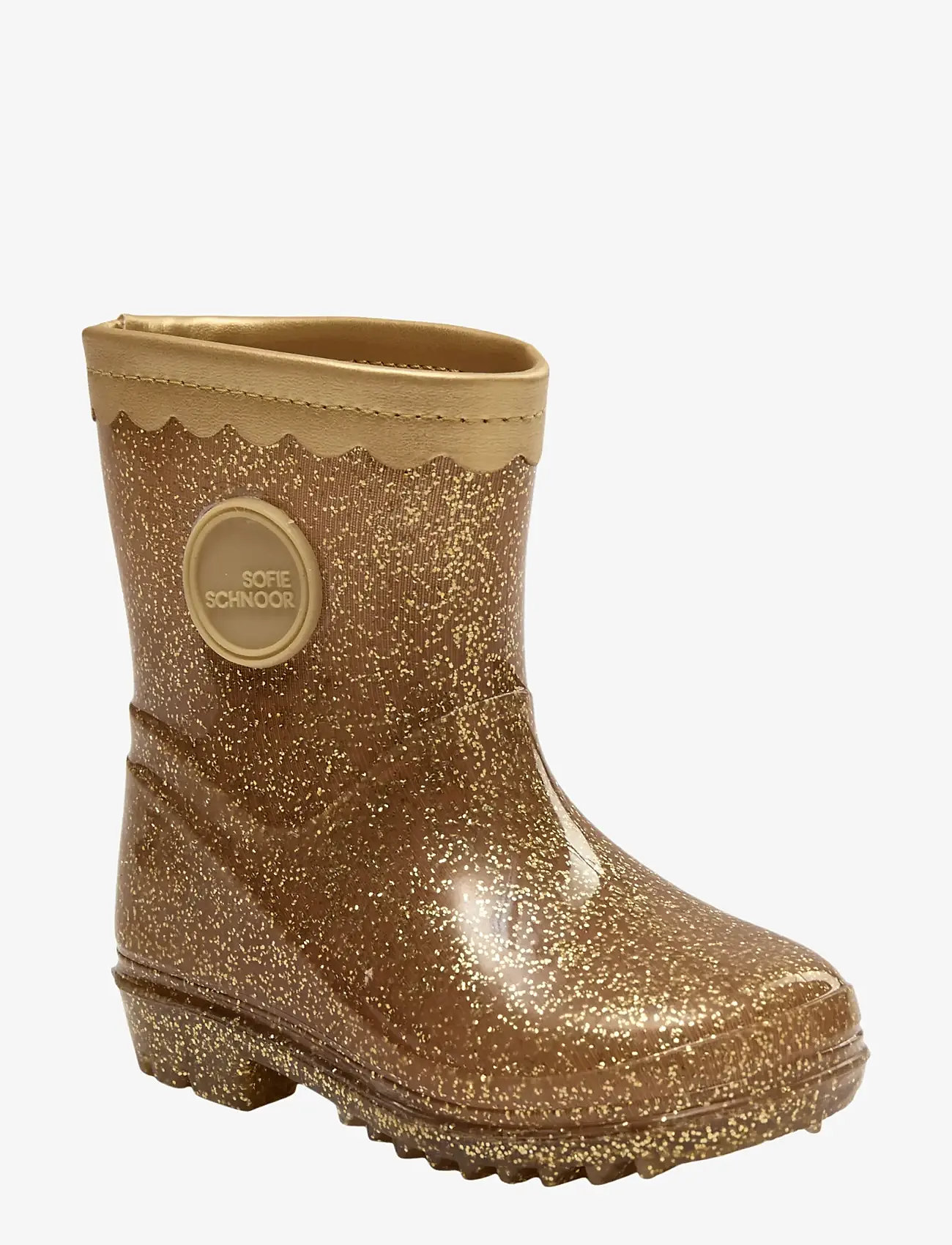 Sofie Schnoor Baby and Kids - PERLASK RUBBER BOOT W/O. LINING - gummistøvler uden for - champagne - 1