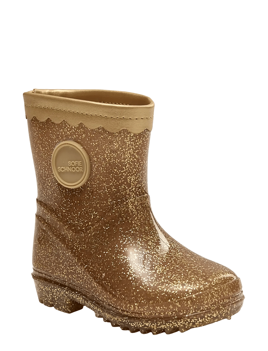 Sofie Schnoor Baby and Kids - PERLASK RUBBER BOOT W/O. LINING - gummistøvler uden for - champagne - 1