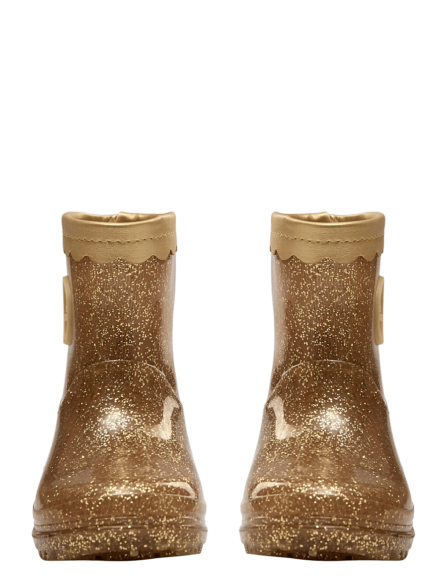 Sofie Schnoor Baby and Kids - PERLASK RUBBER BOOT W/O. LINING - gummistøvler uden for - champagne - 2