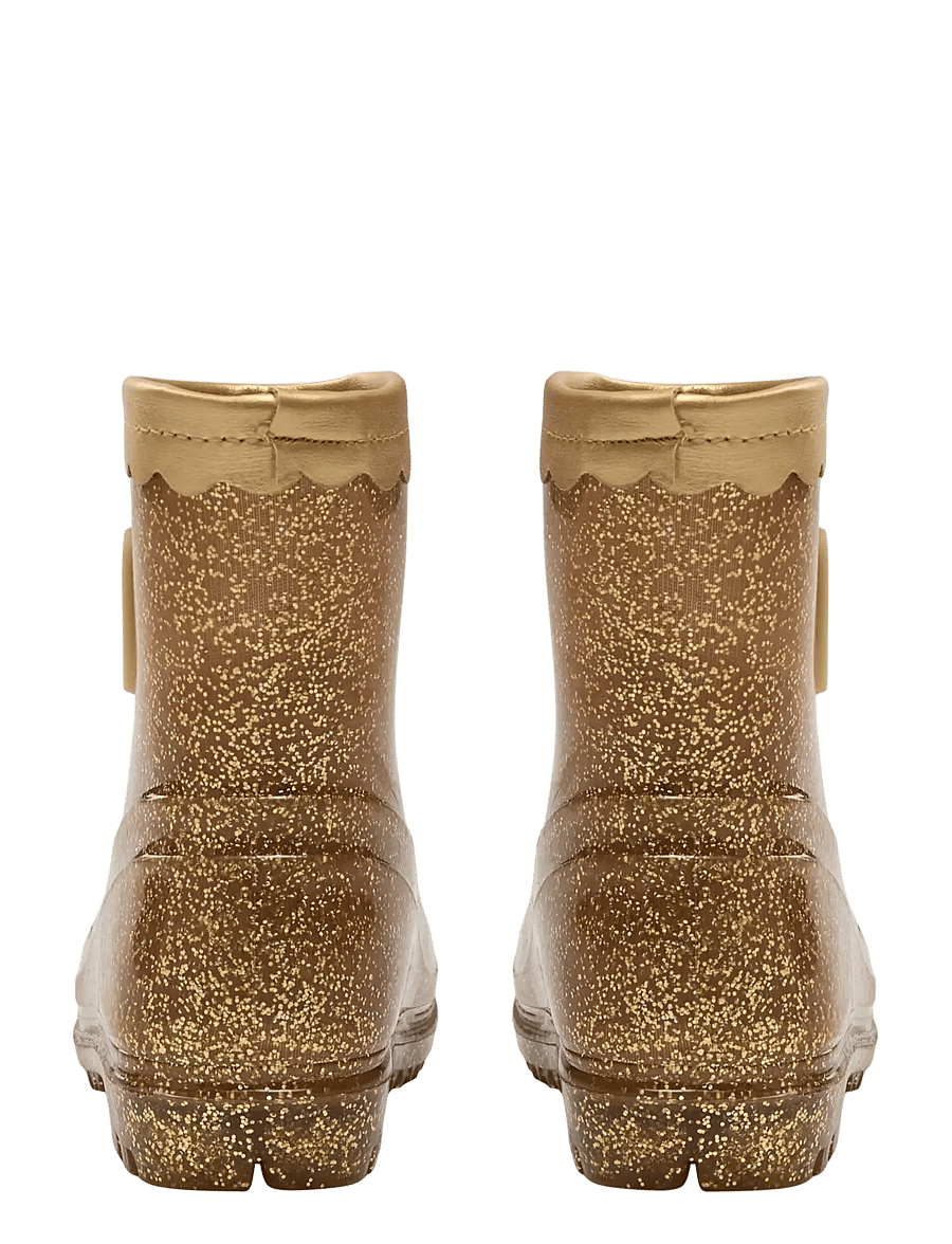 Sofie Schnoor Baby and Kids - PERLASK RUBBER BOOT W/O. LINING - gummistøvler uden for - champagne - 3