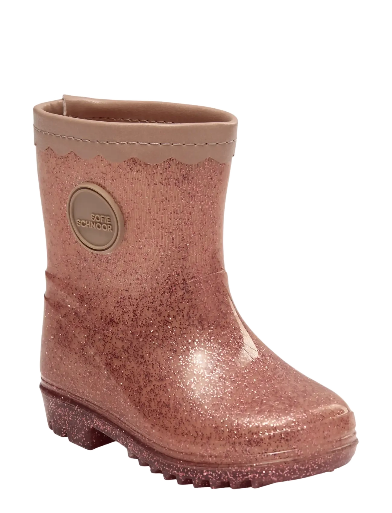 Sofie Schnoor Baby and Kids - PERLASK RUBBER BOOT W/O. LINING - unlined rubberboots - rose - 1