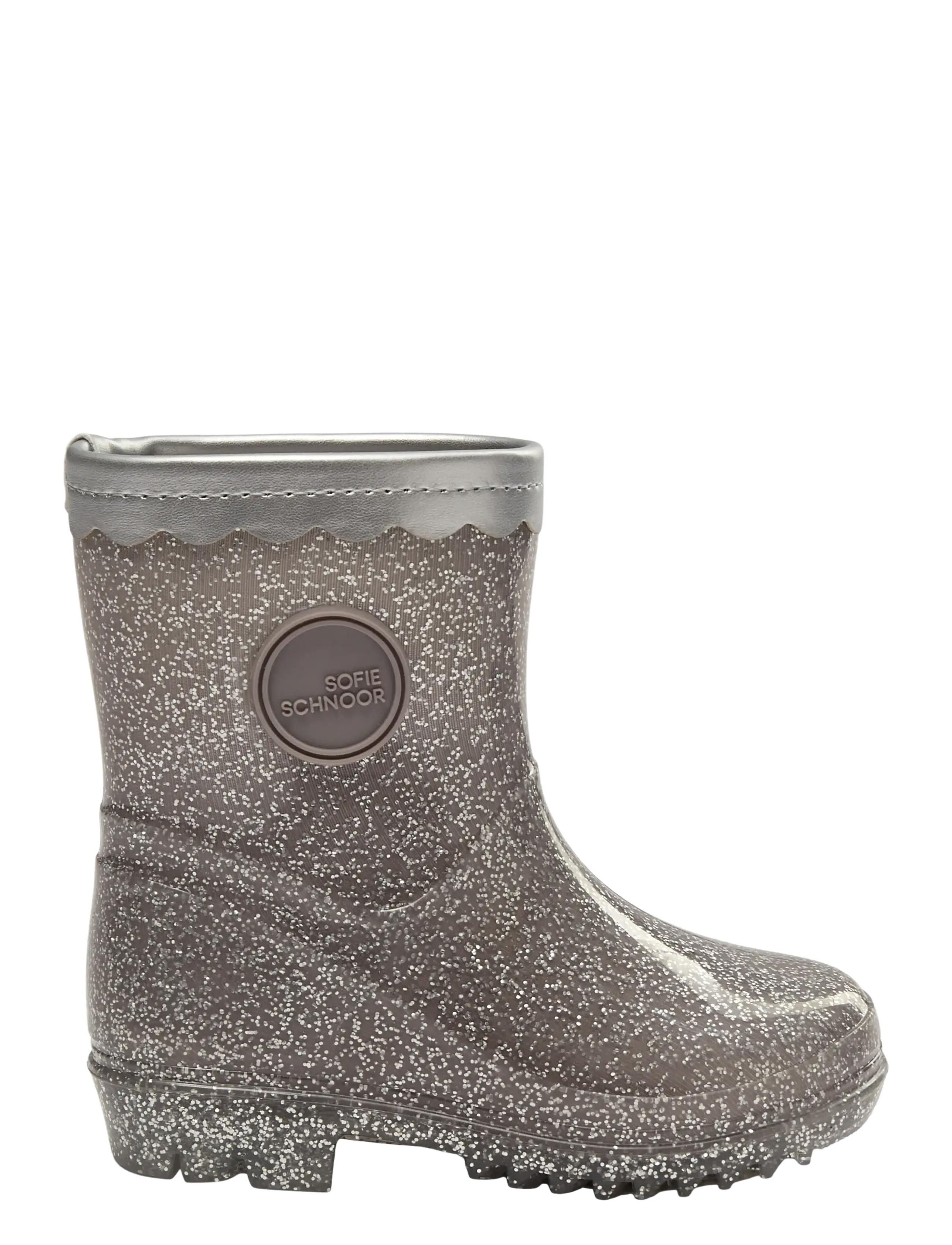 Sofie Schnoor Baby and Kids PERLASK RUBBER BOOT W/O. LINING - Gummistövlar - SILVER / grey
