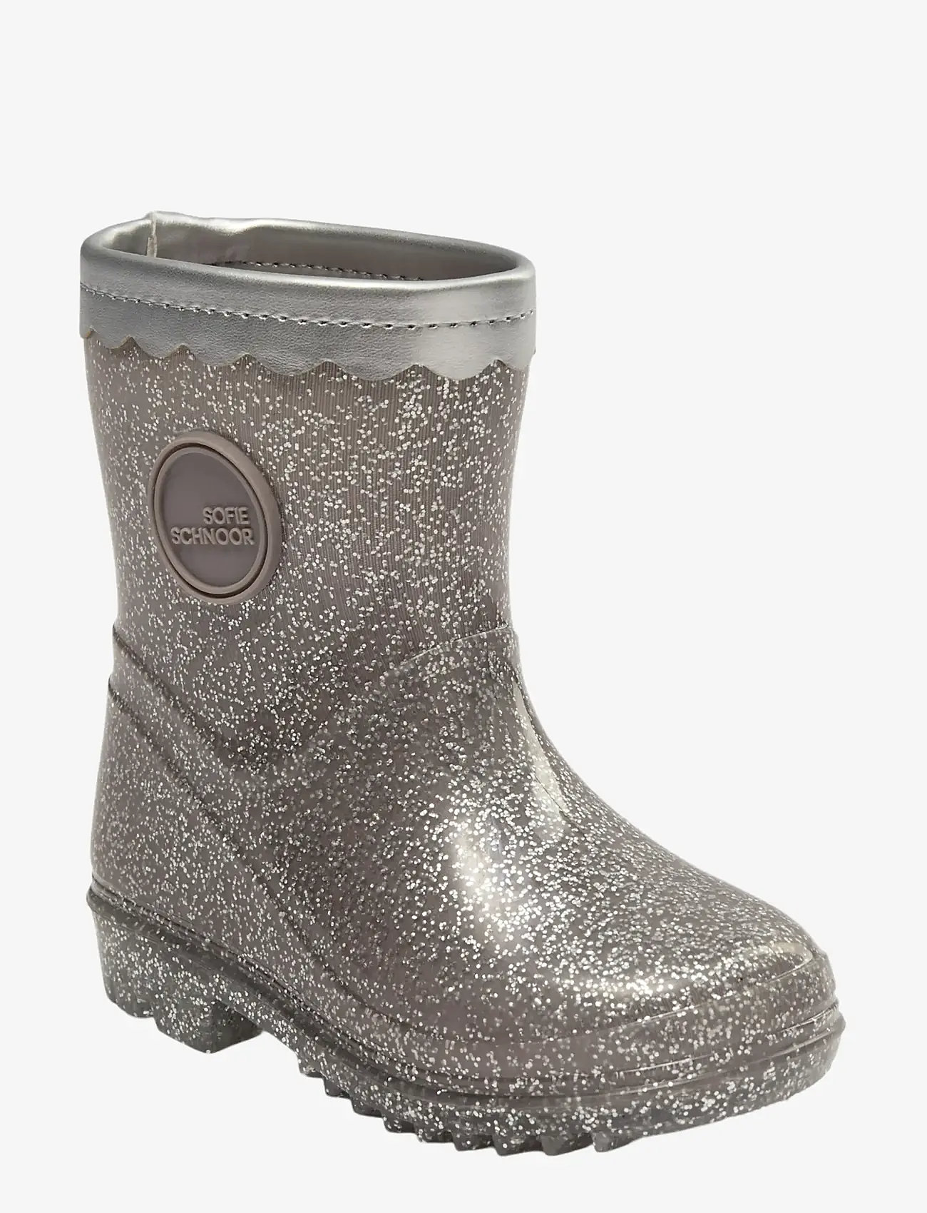 Sofie Schnoor Baby and Kids - PERLASK RUBBER BOOT W/O. LINING - ungefütterte gummistiefel - silver - 1