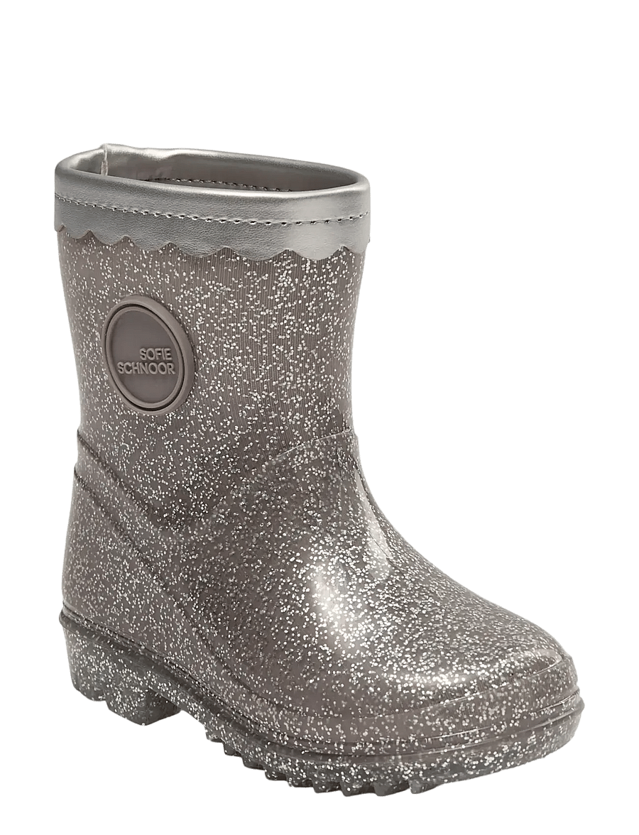 Sofie Schnoor Baby and Kids - PERLASK RUBBER BOOT W/O. LINING - ungefütterte gummistiefel - silver - 1