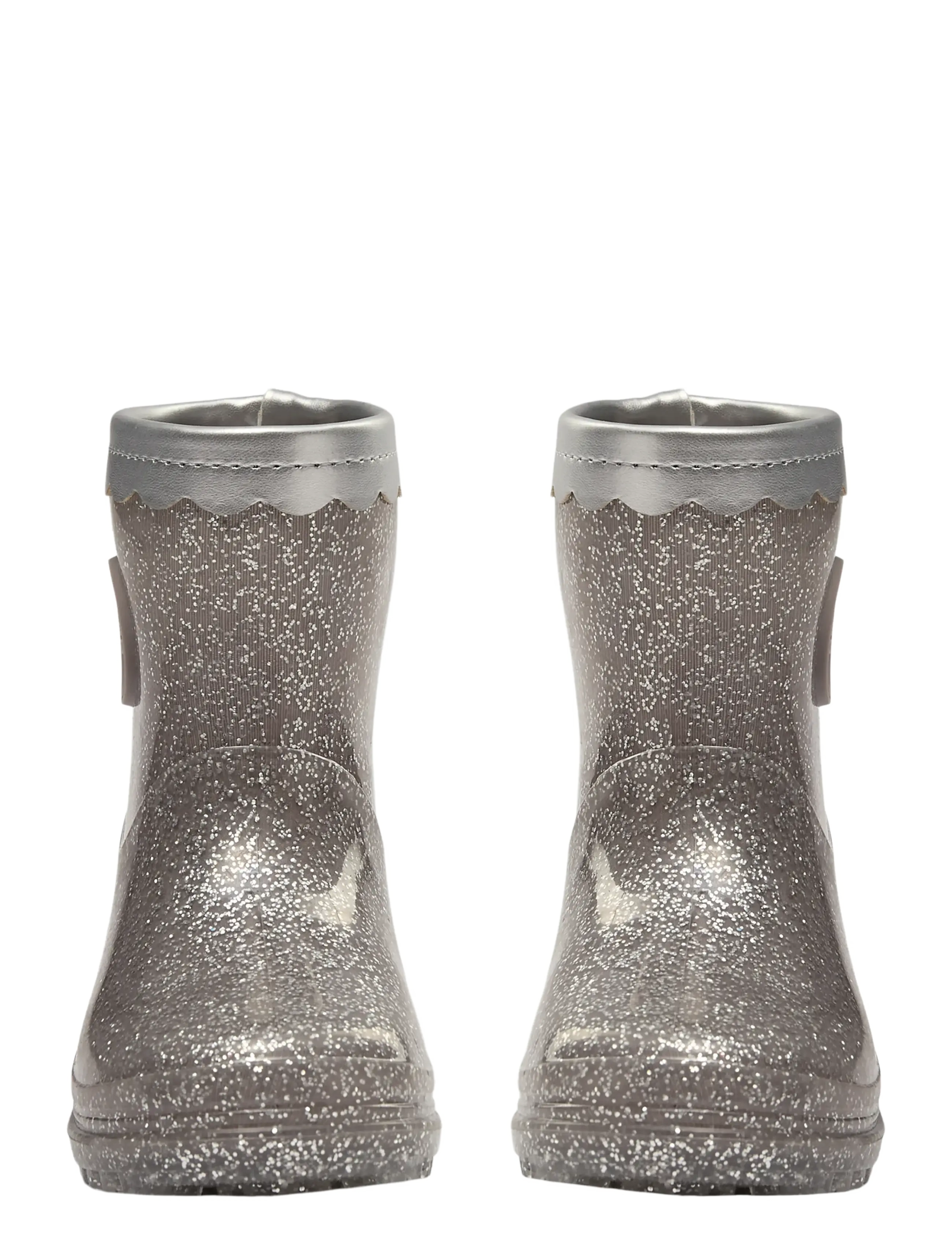 Sofie Schnoor Baby and Kids - PERLASK RUBBER BOOT W/O. LINING - voodrita kummikud - silver - 2