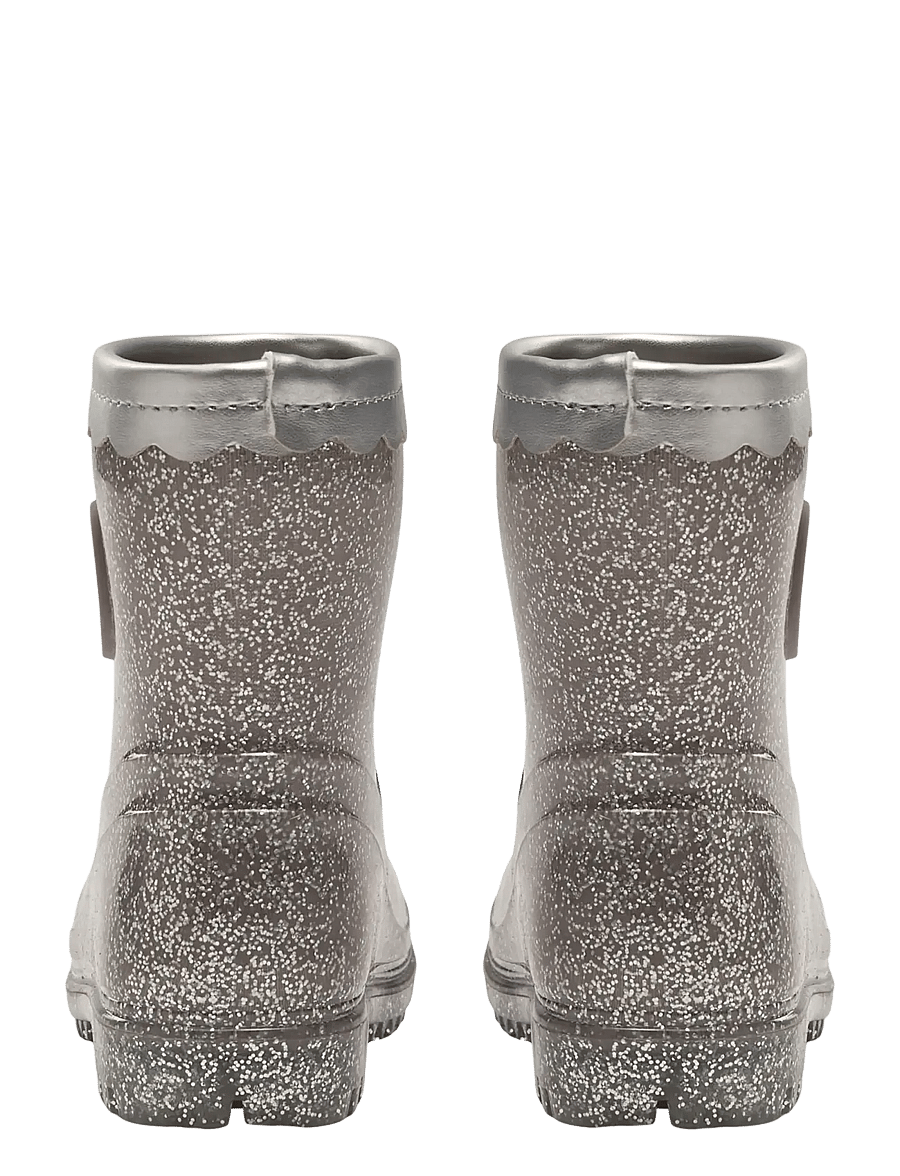 Sofie Schnoor Baby and Kids - PERLASK RUBBER BOOT W/O. LINING - ungefütterte gummistiefel - silver - 3