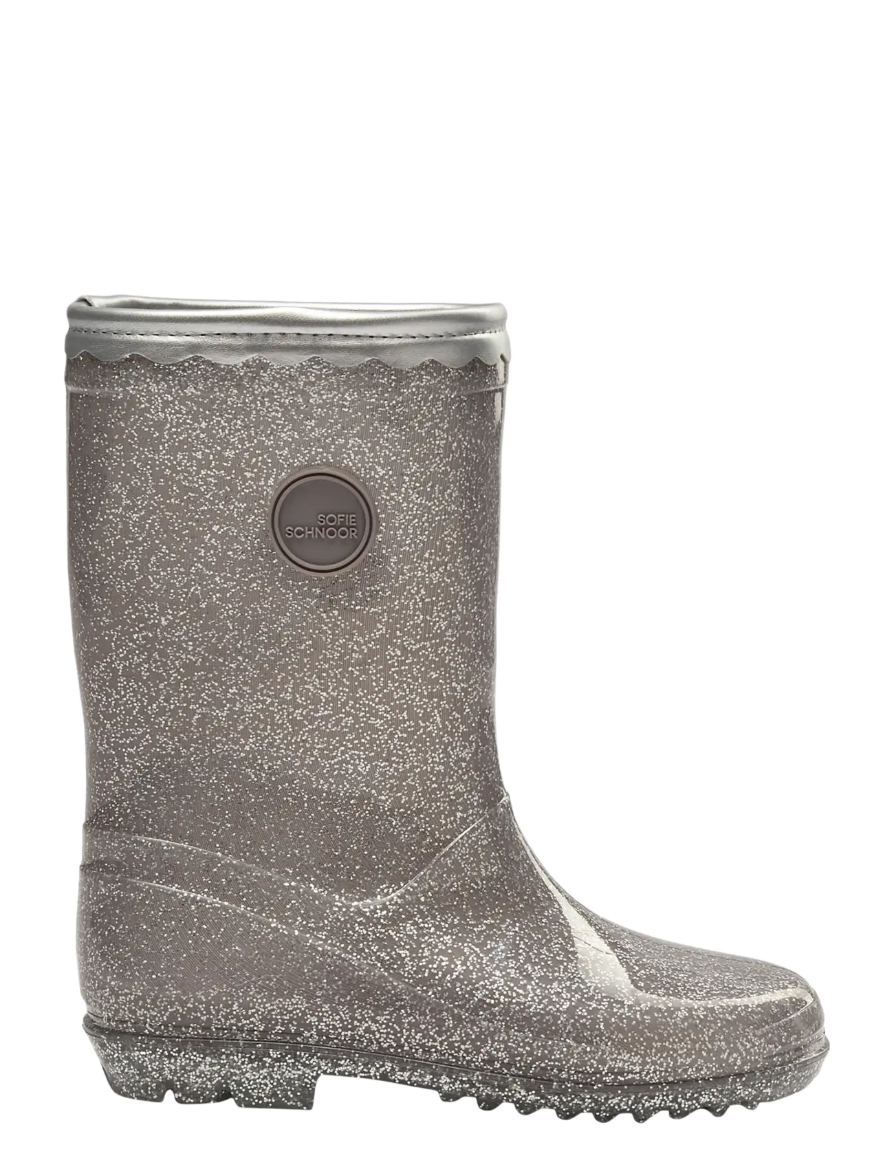 Sofie Schnoor Baby and Kids NILLESK RUBBER BOOT W/O LINING - Sko - SILVER / grey