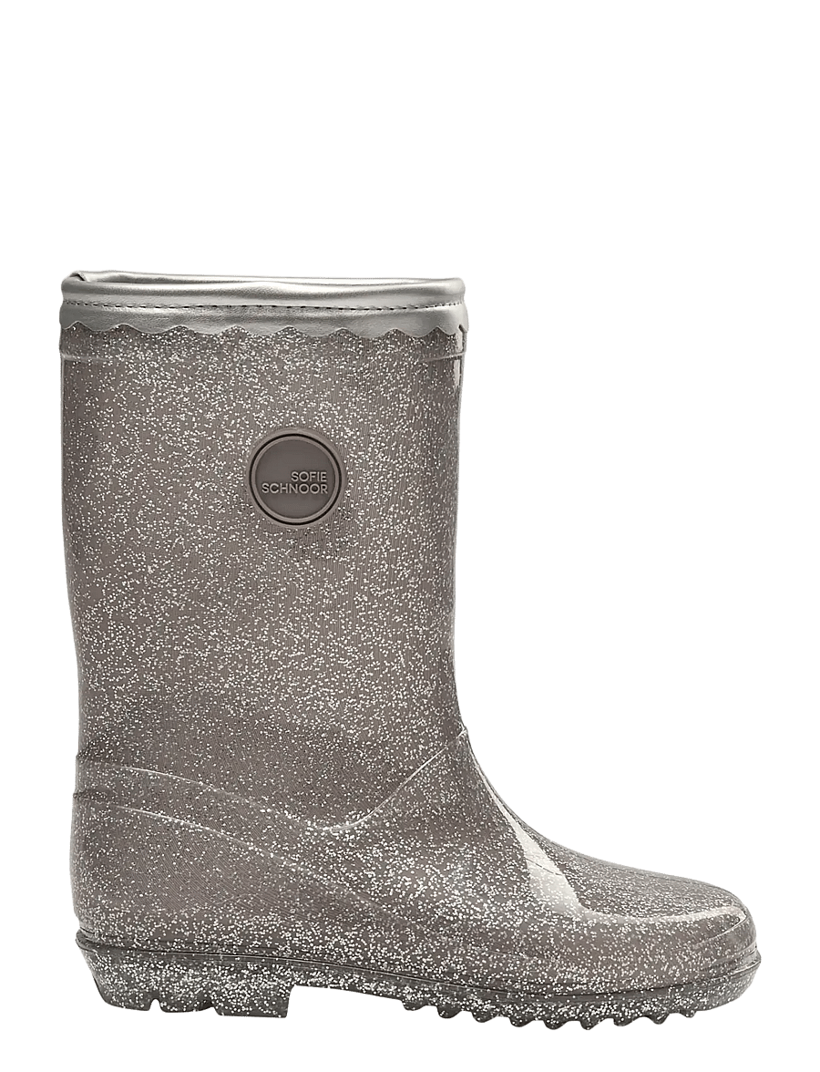 Sofie Schnoor Baby and Kids - NILLESK RUBBER BOOT W/O LINING - ofodrade gummistövlar - silver - 0