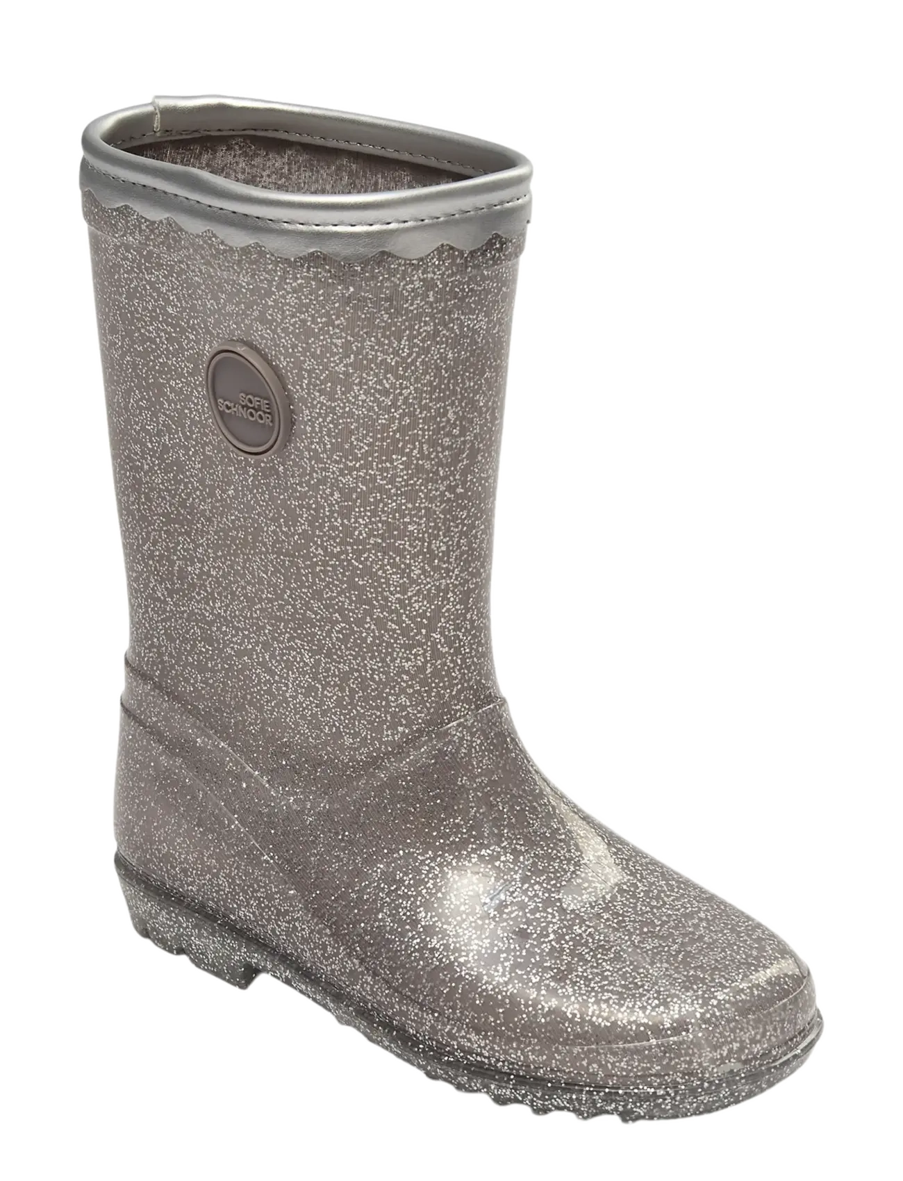 Sofie Schnoor Baby and Kids - NILLESK RUBBER BOOT W/O LINING - voodrita kummikud - silver - 1