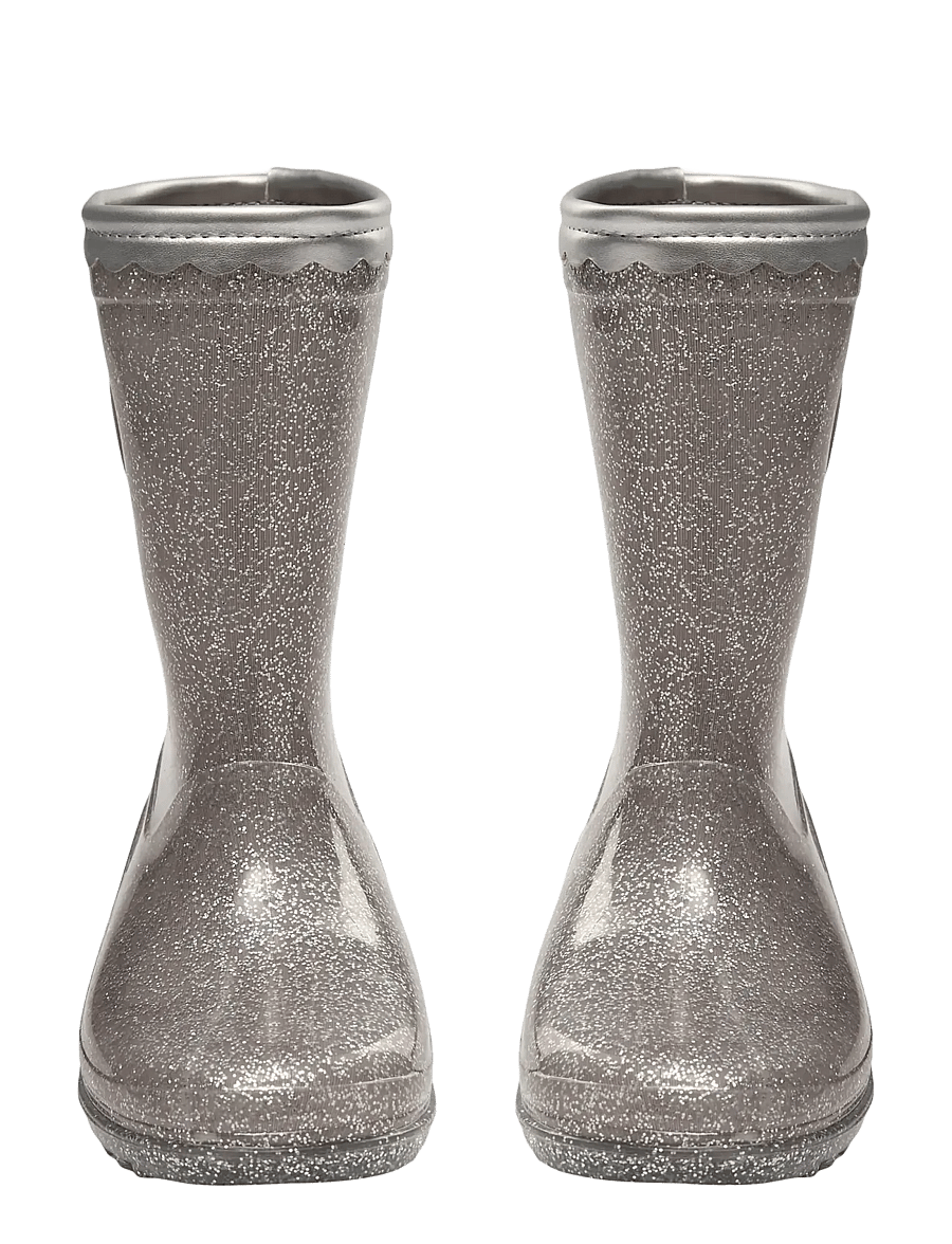 Sofie Schnoor Baby and Kids - NILLESK RUBBER BOOT W/O LINING - ofodrade gummistövlar - silver - 2