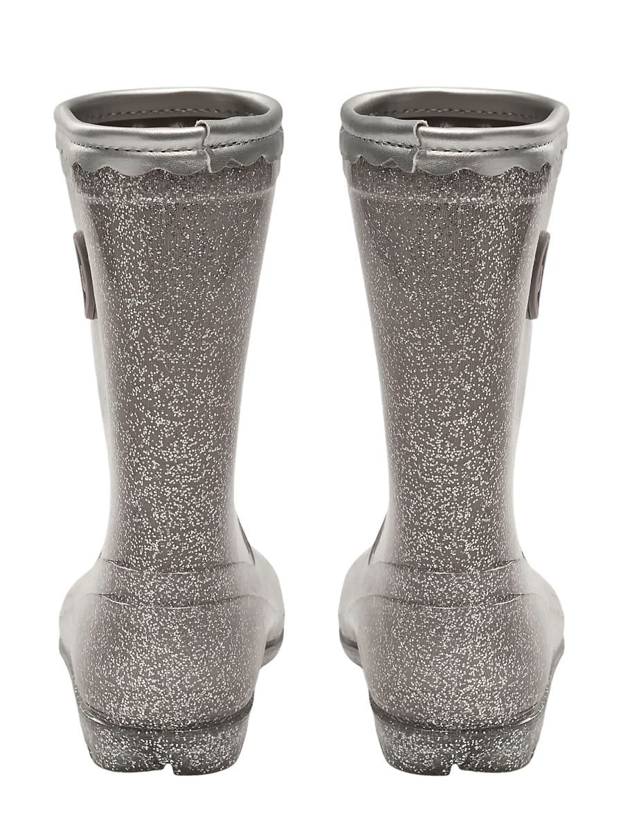Sofie Schnoor Baby and Kids - NILLESK RUBBER BOOT W/O LINING - ofodrade gummistövlar - silver - 3