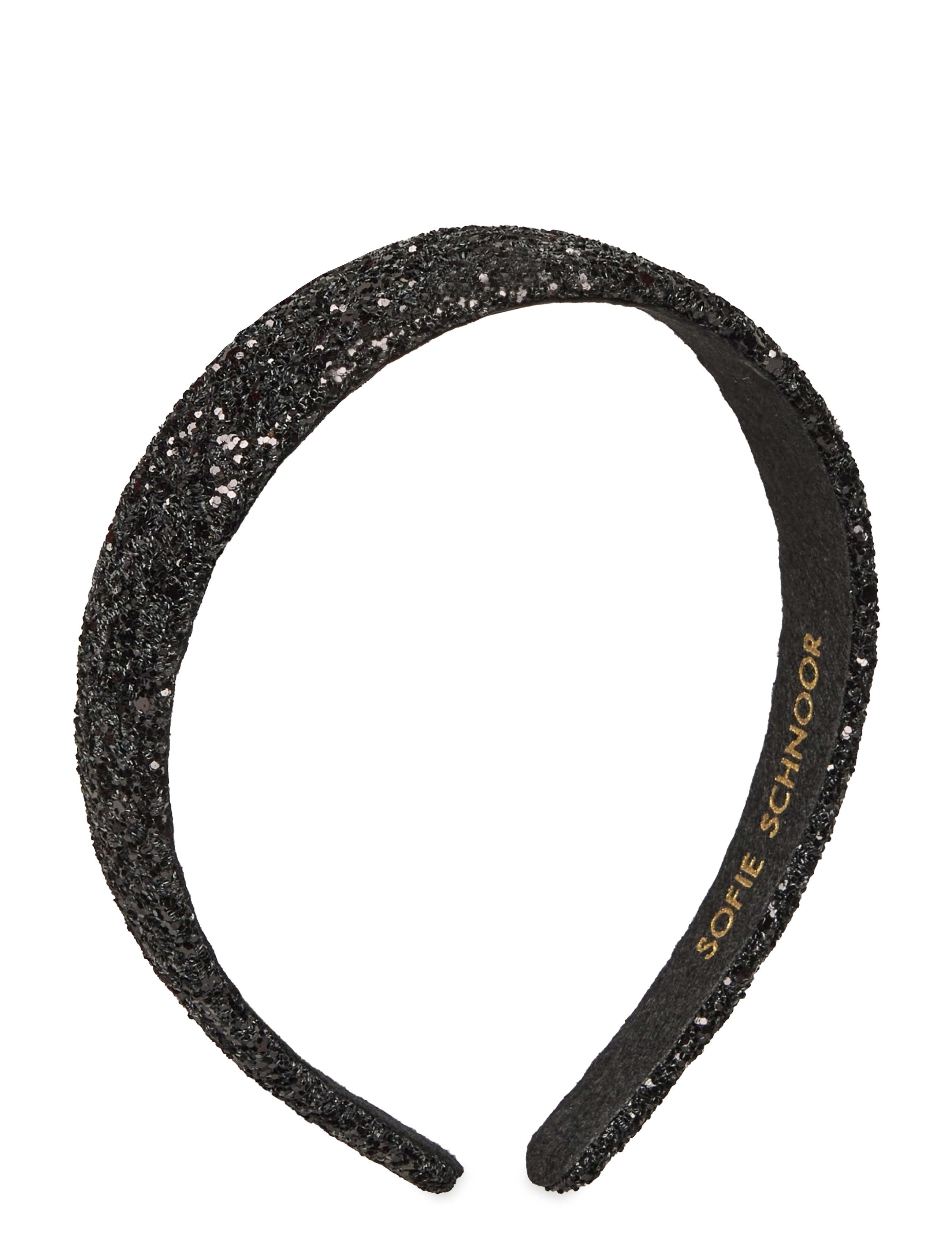 Sofie Schnoor Baby and Kids Hairband, Børn, Glitter Hårbånd, Sort, Str: ONE SIZE