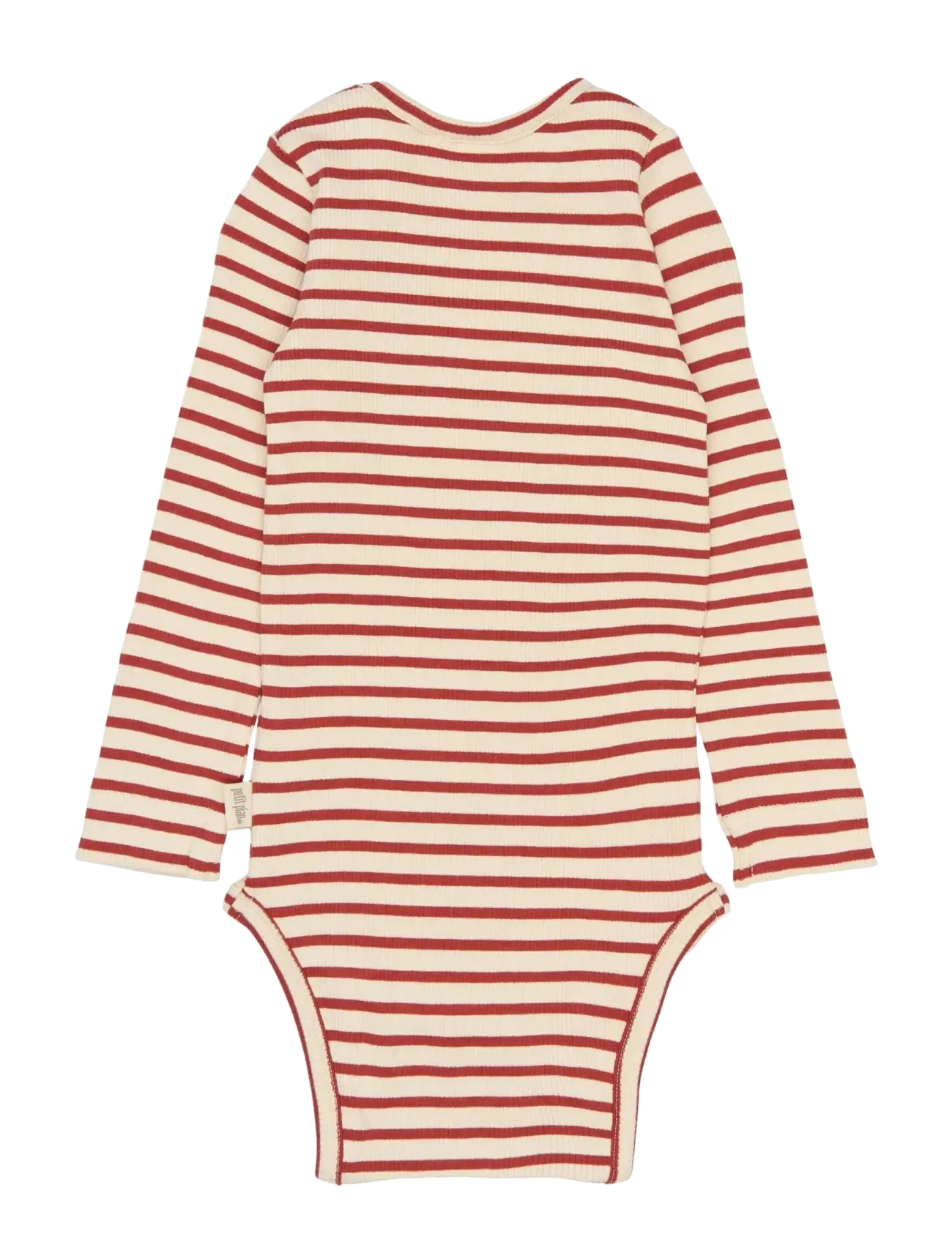 Petit Piao - PPSky L_S Body - långärmade bodies - cinnabar striped - 2
