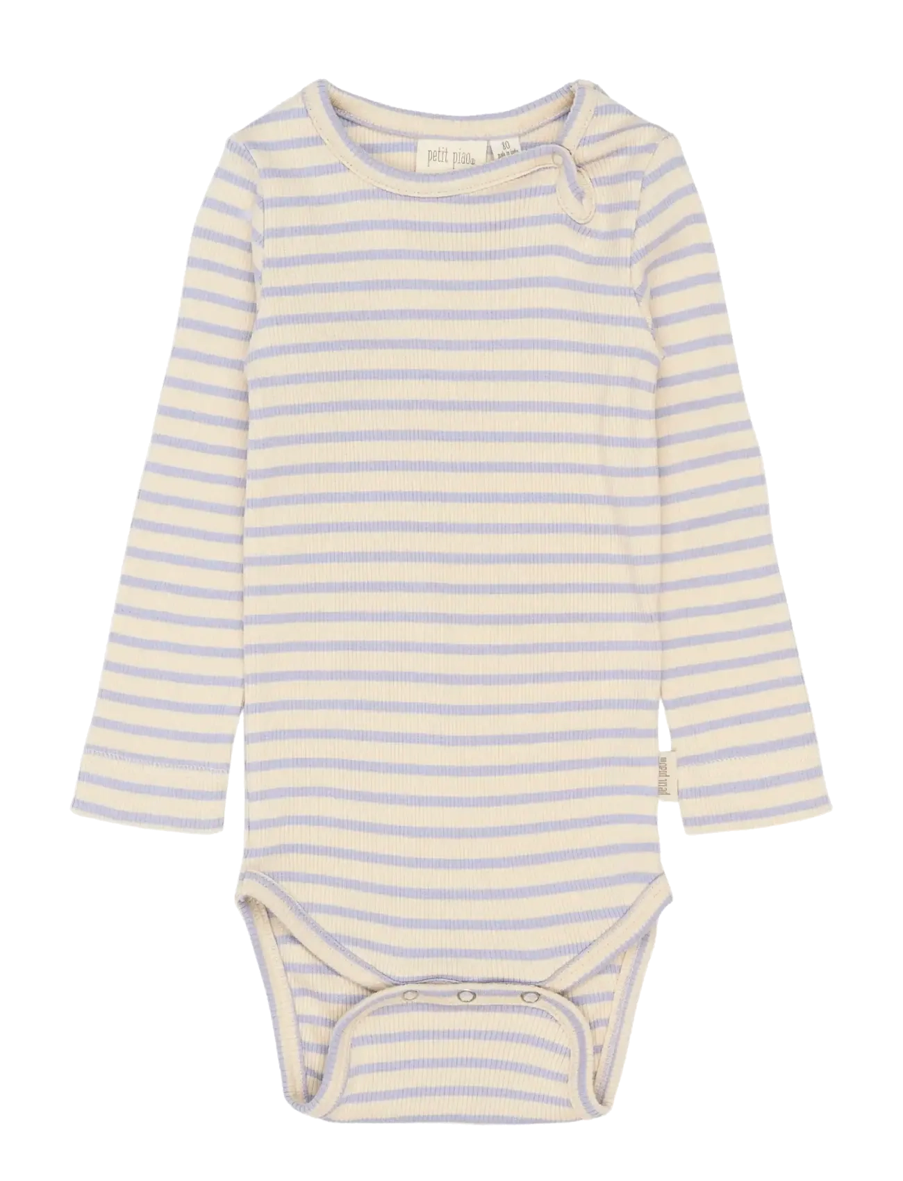 Petit Piao PPSky L_S Body - Petit Piao - COSMIC SKY STRIPED / cream