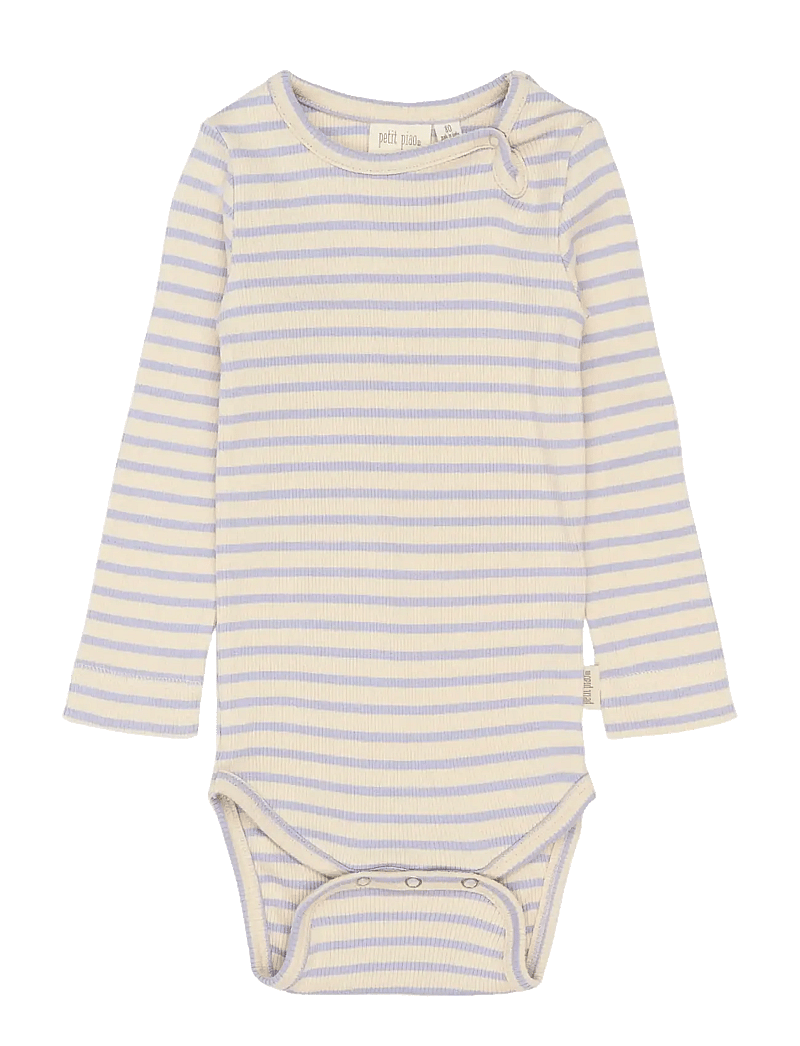 Petit Piao - PPSky L_S Body - pikkade varrukatega bodid - cosmic sky striped - 0