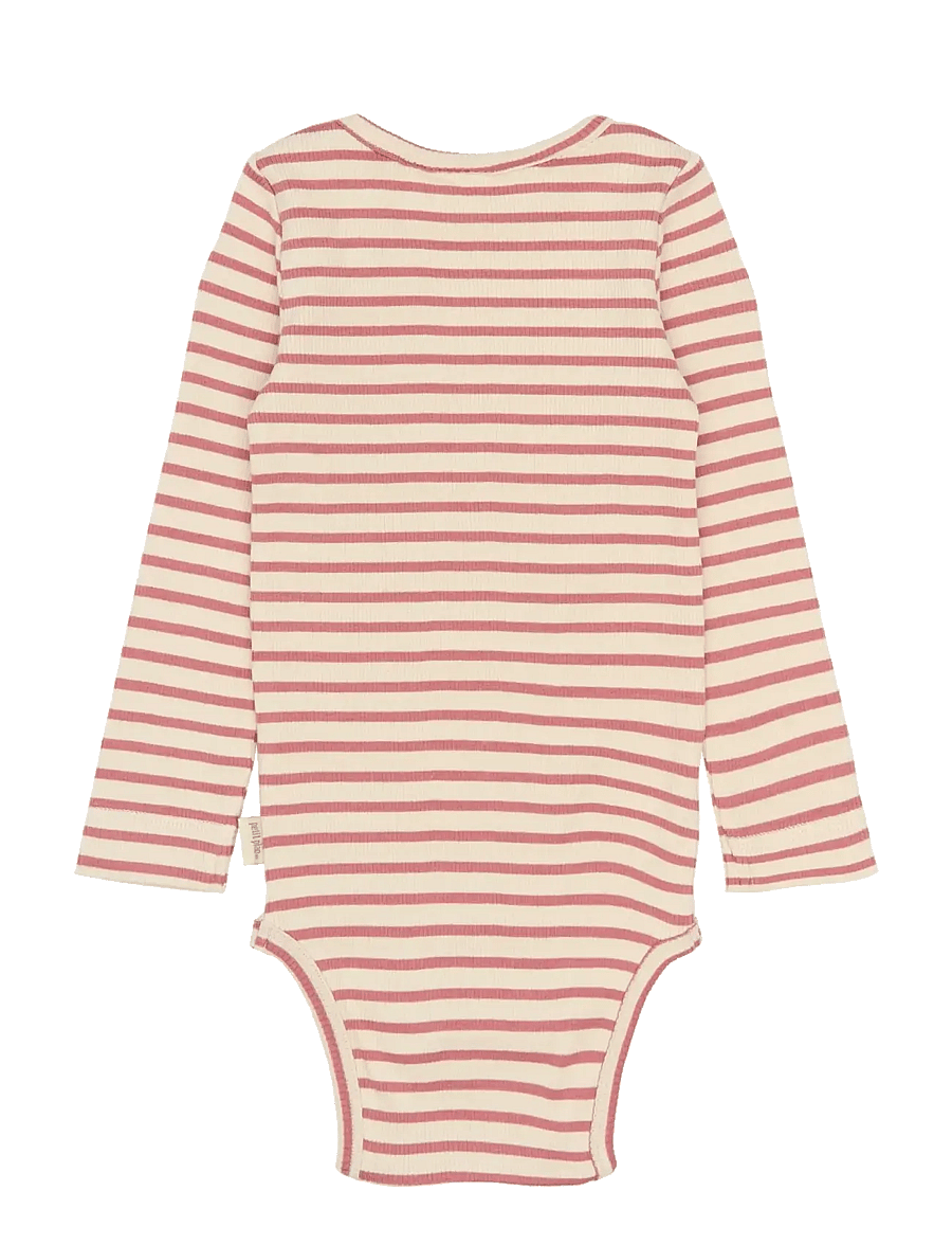 Petit Piao - PPSky L_S Body - dusty rose striped - 2