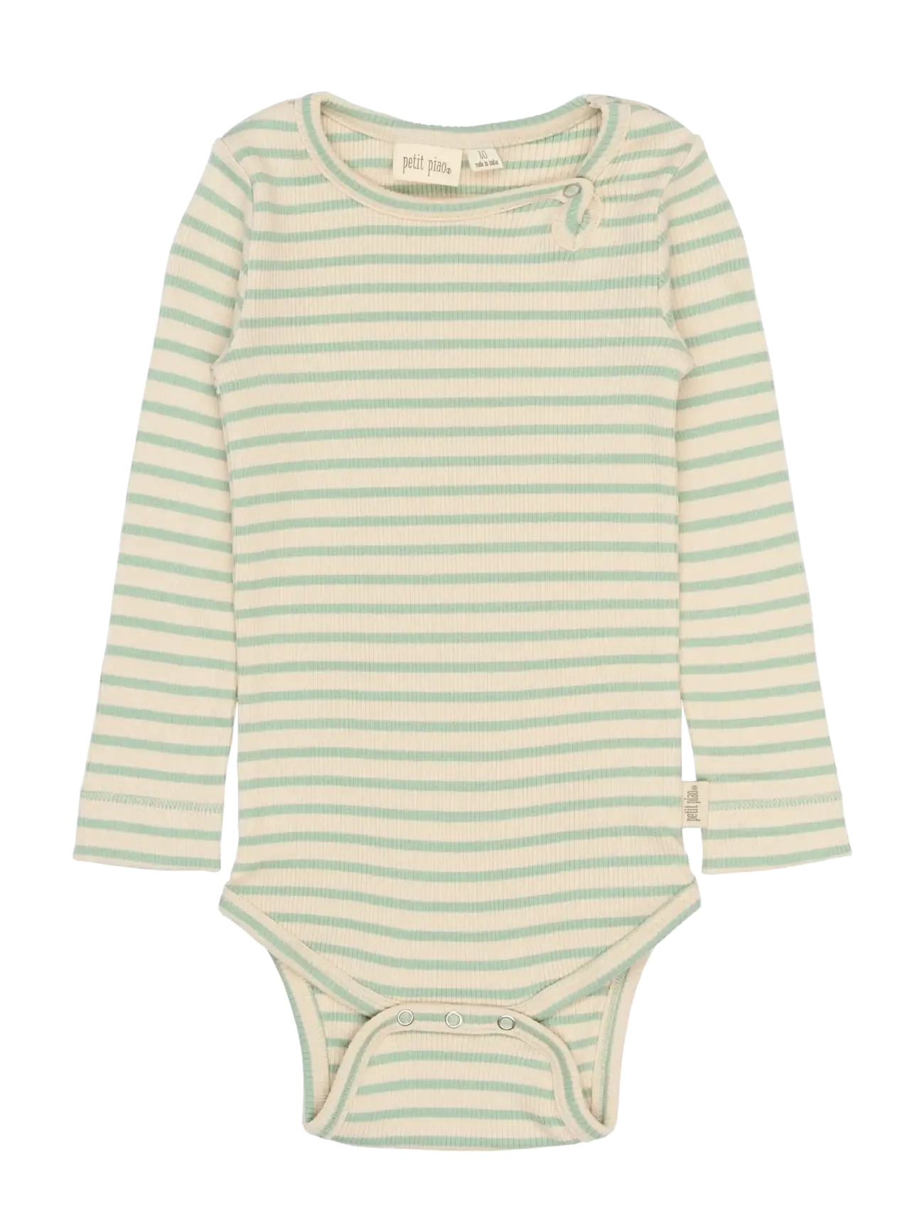 Petit Piao Ppsky L_S Body, Børn, Langærmet Body, Cream, Str: 56