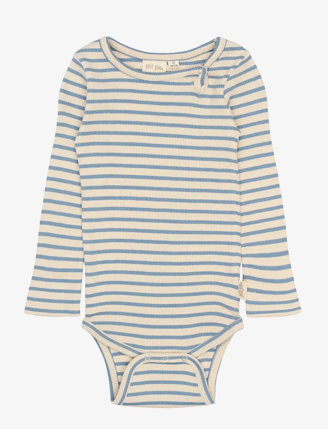 Petit Piao - PPSky L_S Body - langärmelige bodys - infinity striped - 0