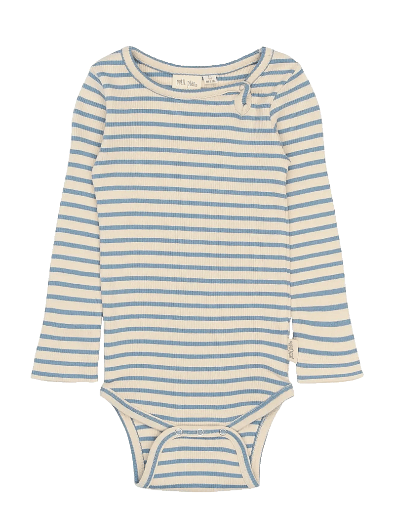 Petit Piao - PPSky L_S Body - langärmelige bodys - infinity striped - 0