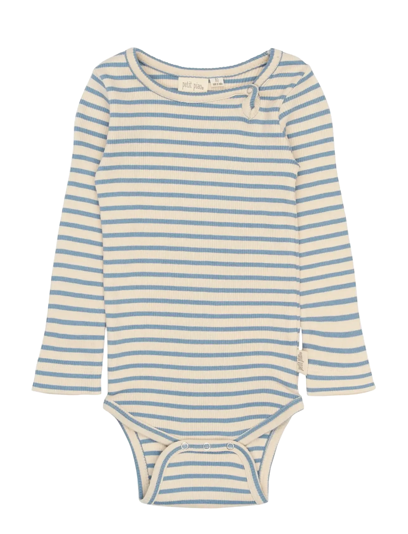Petit Piao PPSky L_S Body - Kleidung - INFINITY STRIPED / blue