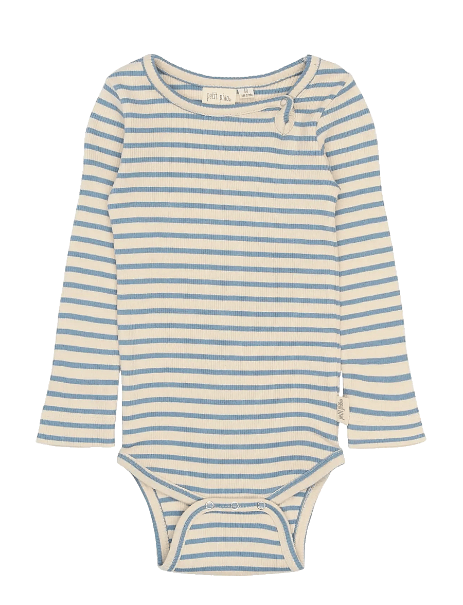 Petit Piao - PPSky L_S Body - pikkade varrukatega bodid - infinity striped - 0